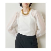 【ウィムガゼット】上品シルエットをヘルシーに楽しむ、大人のシアーブラウスなど、おすすめ!注目の人気トレンドファッションアイテム 人気、トレンドファッション・服の通販 founy(ファニー) 【ウィムガゼット/Whim Gazette】 トレンドファッション・スタイル  Fashion Trends ブランド Brand ファッション Fashion レディースファッション WOMEN トップス・カットソー Tops/Tshirt シャツ/ブラウス Shirts/Blouses パンツ Pants スカート Skirt ロングスカート Long Skirt エレガント オーガンジー カフス スリーブ バランス ロング クラシカル コラボ サスペンダー セットアップ トレンド リネン ルーズ おすすめ Recommend ジップ スタイリッシュ ストレッチ スリット ペンシル 再入荷 Restock/Back in Stock/Re Arrival ストレート |ID:stp329100000001281
