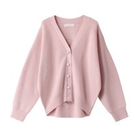 【マリリンムーン / MARILYN MOON】なめらかな肌あたりが嬉しい、うね編みのポリエステルウール素材を使用したロングスリーブのカーディガンなど、おすすめ!注目の人気トレンドファッションアイテム 人気、トレンドファッション・服の通販 founy(ファニー) 【マリリンムーン/MARILYN MOON】 トレンドファッション・スタイル  Fashion Trends ブランド Brand ファッション Fashion レディースファッション WOMEN トップス・カットソー Tops/Tshirt ニット Knit Tops カーディガン Cardigans シャツ/ブラウス Shirts/Blouses プルオーバー Pullover ロング / Tシャツ T-Shirts なめらか カーディガン スリーブ デコルテ パール ロング スリット ハイネック フェミニン フリル リボン A/W・秋冬 AW・Autumn/Winter・FW・Fall-Winter カシミヤ プレーン ベーシック 人気 |ID:stp329100000002138