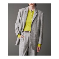 【知性と品格を備えた大人女性のための秋ジャケットスタイル オブリオ 人気通販 / AUBRIOT /Autumn jacket style for adult women with intelligence and dignity】ナローなシルエットと長めの着丈がハンサムな雰囲気に プリンスオブウェールズチェックを使用したシングルブレストのジャケットなど、おすすめ!注目の人気トレンド、レディースファッションの通販アイテム 人気、トレンドファッション・服の通販 founy(ファニー) 【オブリオ/AUBRIOT】 トレンドファッション・スタイル  Fashion Trends ファッション、ブランド PICK UP! Fashion Brand Pick Up ファッション Fashion レディースファッション WOMEN アウター Coat Outerwear ジャケット Jackets ノーカラージャケット No Collar Leather Jackets イタリア Italy ショルダー Shoulder ジャケット Jacket NEW・新作・新着・新入荷 New Arrivals |ID:stp329100000004803