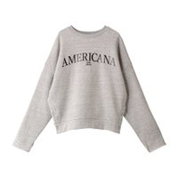 【別注スウェット&パーカーが新登場 アメリカーナ 人気通販 / Americana】デイリールックの主役はこれで決まり! デイリースタイルのポイントに映えるロゴスウェットなど、おすすめ!注目の人気トレンド、レディースファッションの通販アイテム 人気、トレンドファッション・服の通販 founy(ファニー) 【アメリカーナ/Americana】 トレンドファッション・スタイル  Fashion Trends ファッション、ブランド PICK UP! Fashion Brand Pick Up ファッション Fashion レディースファッション WOMEN トップス・カットソー Tops/Tshirt シャツ/ブラウス Shirts/Blouses パーカ Sweats ロング / Tシャツ T-Shirts スウェット Sweat カットソー Cut and Sewn スリット Slit デニム Denim フレア Flare NEW・新作・新着・新入荷 New Arrivals トレンド Trend パーカー Hoodie ベーシック Basic リラックス Relax 羽織 Haori |ID:stp329100000004955