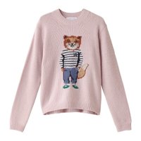 【遊び心で着る動物モチーフ メゾン キツネ 人気通販/ MAISON KITSUNE /Animal motifs to wear for fun】ユーモラスなフォックスモチーフに視線集中! 秋冬のシーズンスタイルに一点投入したい、ロングスリーブのニットトップスなど、おすすめ!注目の人気トレンド、レディースファッションの通販アイテム 人気、トレンドファッション・服の通販 founy(ファニー) 【メゾン キツネ/MAISON KITSUNE】 【ミュベール/MUVEIL】 【スローン/SLOANE】 トレンドファッション・スタイル  Fashion Trends ファッション、ブランド PICK UP! Fashion Brand Pick Up ファッション Fashion レディースファッション WOMEN トップス・カットソー Tops/Tshirt ニット Knit Tops プルオーバー Pullover ワンピース Dress ドレス Party Dresses シャツ/ブラウス Shirts/Blouses パーカ Sweats ロング / Tシャツ T-Shirts スウェット Sweat カットソー Cut and Sewn A/W・秋冬 Aw・Autumn/Winter・Fw・Fall-Winter スリーブ Sleeve フォックス Fox フロント Front ベーシック Basic モチーフ Motif ロング Long ネコ Cat なめらか Smooth ダブル Double デニム Denim フェイス Face フレア Flare プリーツ Pleats ボトム Bottom NEW・新作・新着・新入荷 New Arrivals |ID:stp329100000004960