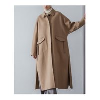 【ショップでも人気争奪戦となる新作コート エブール 人気通販 / ebure /New coats that are competing for popularity at shops】上質な素材感で差をつけるステンカラーコート 袖のカッティングがモード感をもたらすドルマンスリーブのステンカラーコートなど、おすすめ!注目の人気トレンド、レディースファッションの通販アイテム 人気、トレンドファッション・服の通販 founy(ファニー) 【エブール/ebure】 トレンドファッション・スタイル  Fashion Trends ファッション、ブランド PICK UP! Fashion Brand Pick Up ファッション Fashion レディースファッション WOMEN アウター Coat Outerwear コート Coats ダウン Down Coats And Jackets なめらか Smooth カシミヤ Cashmere カッティング Cutting フォルム Form フラップ Flap ポケット Pocket メルトン Melton ロング Long ショート Short ハンド Hand バランス Balance ボトム Bottom ショール Shawl シルク Silk タフタ Taffeta ダウン Down パターン Pattern エレガント 上品 Elegant |ID:stp329100000005082