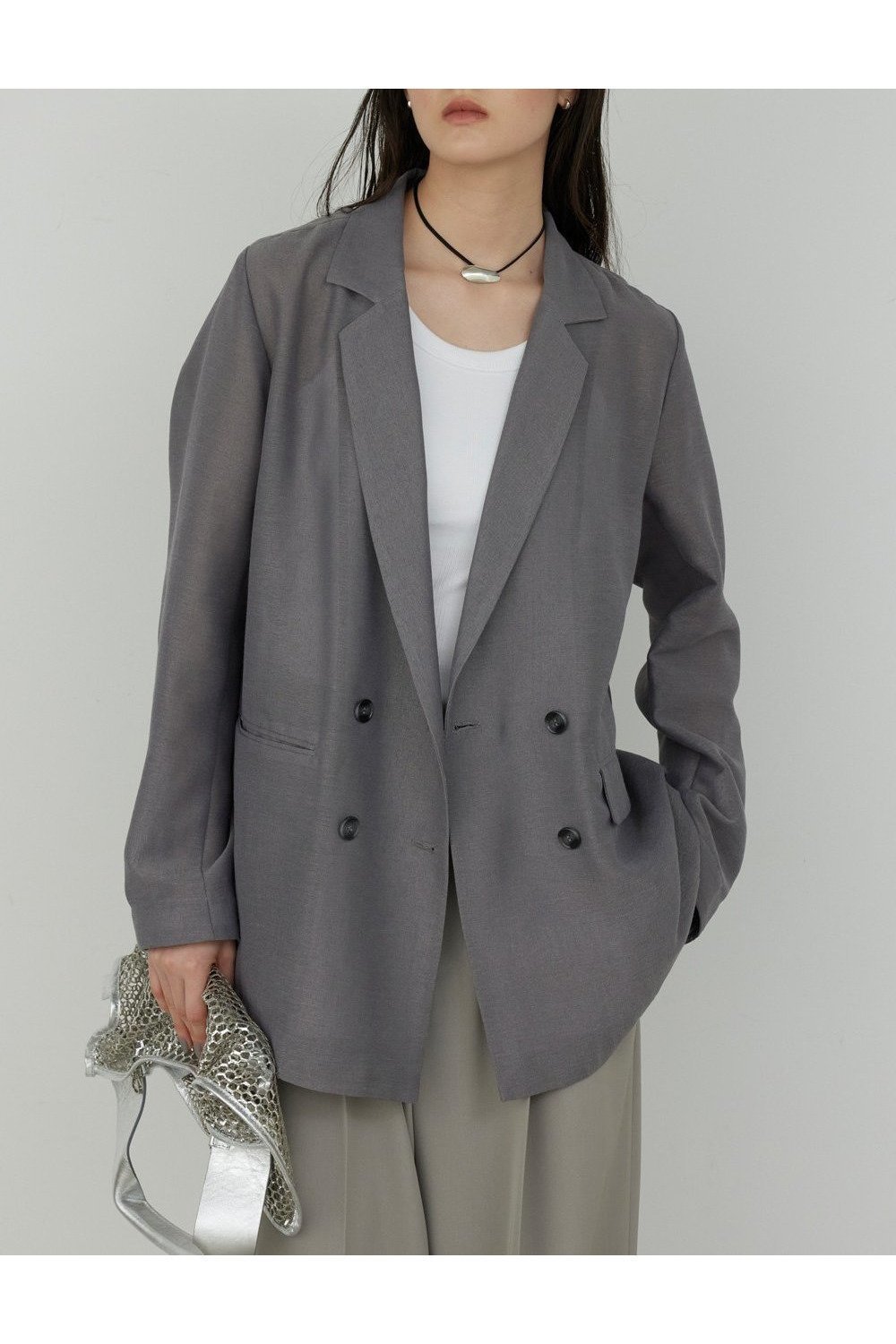 【羽織るだけでこなれ感アップ】ダブルブレストのシアージャケット 人気、トレンドファッション・服の通販 founy(ファニー) 【ガリャルダガランテ/GALLARDAGALANTE】 トレンドファッション・スタイル  Fashion Trends ファッション、ブランド PICK UP! Fashion Brand Pick Up ファッション Fashion レディースファッション WOMEN アウター Coat Outerwear ジャケット Jackets シアー Sheer ジャケット Jacket ダブル Double デニム Denim トレンド Trend フォーマル Formal マニッシュ Mannish メッシュ Mesh ビジネス 仕事 通勤 Business 春 Spring 楽ちん Easy 秋 Autumn/Fall |ID:prp329100004348045