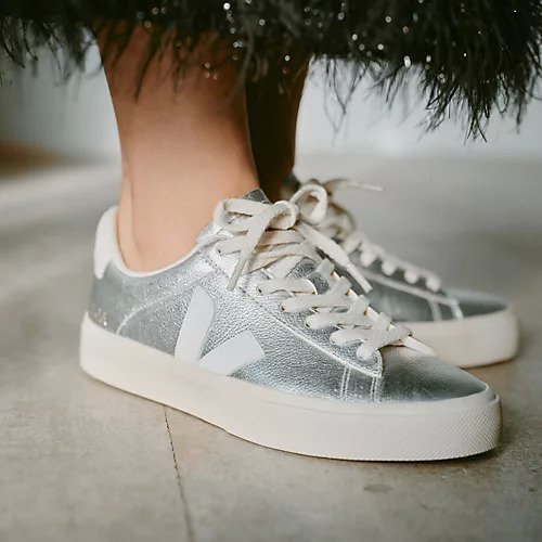 【ヴェジャ / VEJA　レザー感覚で楽しむ大人のシルバースニーカー】 人気、トレンドファッション・服の通販 founy(ファニー) 【ヴェジャ/VEJA】 トレンドファッション・スタイル  Fashion Trends ファッション、ブランド PICK UP! Fashion Brand Pick Up ファッション Fashion レディースファッション WOMEN シューズ Shoes シルバー Silver シンプル Simple スニーカー Sneakers バランス Balance |ID:prp329100004411162