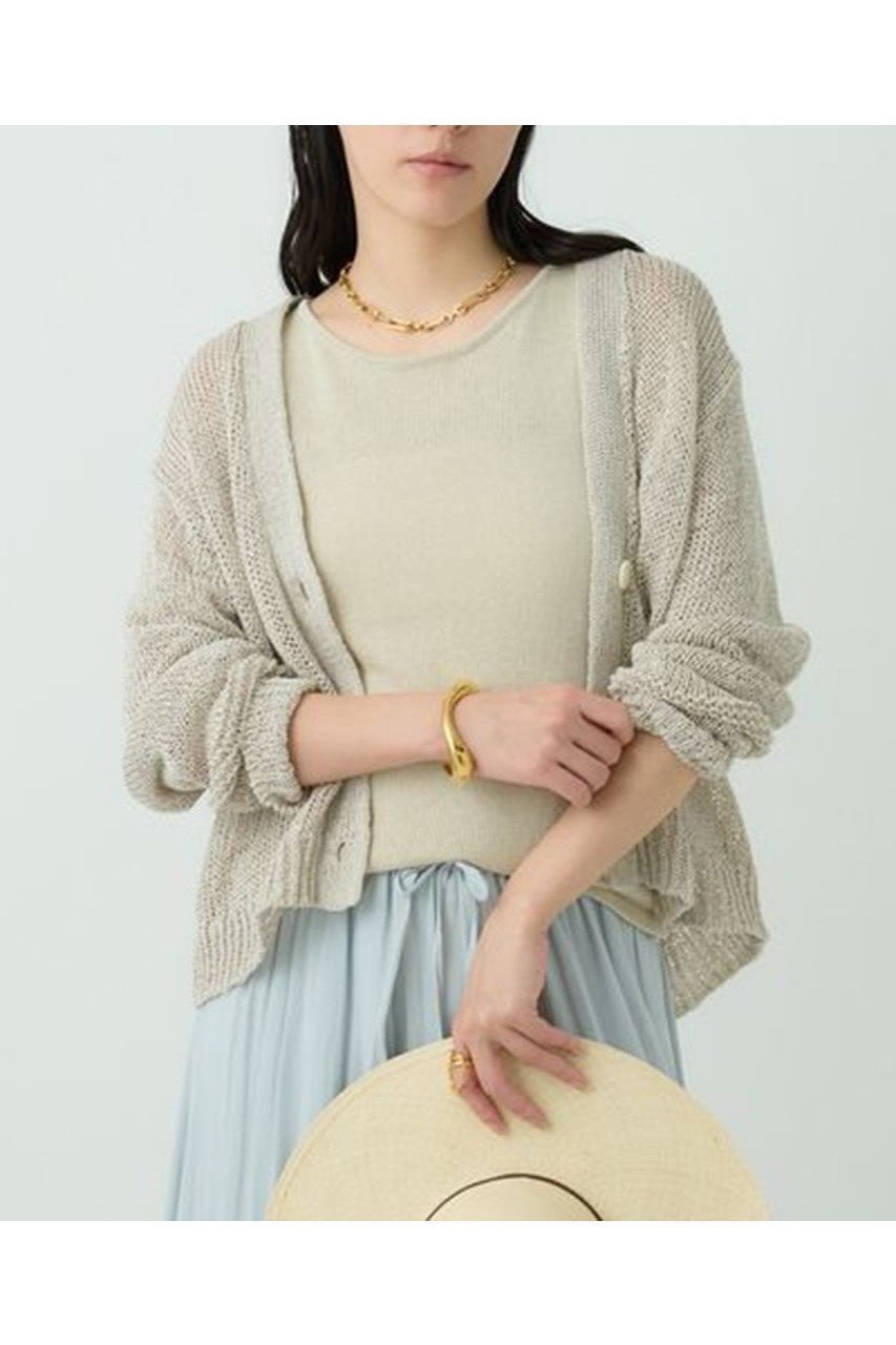 着回し自在な、夏素材のニットセットアイテム 人気、トレンドファッション・服の通販 founy(ファニー) 【カオス/Chaos】 トレンドファッション・スタイル  Fashion Trends ファッション、ブランド PICK UP! Fashion Brand Pick Up ファッション Fashion レディースファッション WOMEN トップス・カットソー Tops/Tshirt ニット Knit Tops カーディガン Cardigans カーディガン Cardigan タンク Tank 再入荷 Restock/Back In Stock/Re Arrival 夏 Summer |ID:prp329100004352228