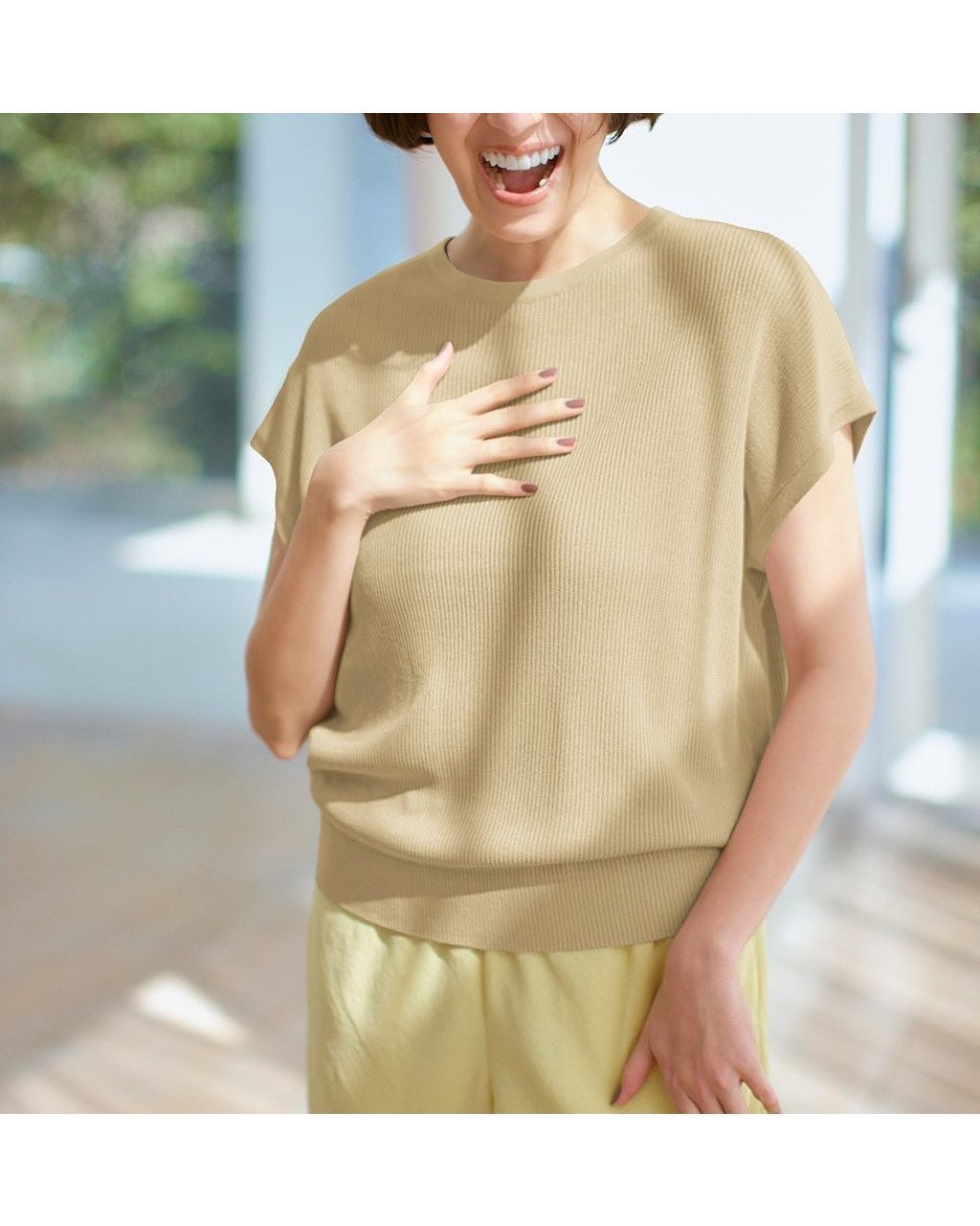 しなやかで涼やかな肌ざわりが心地よい、清涼感たっぷりのリブニット 人気、トレンドファッション・服の通販 founy(ファニー) 【ドゥクラッセ/DoCLASSE】 トレンドファッション・スタイル  Fashion Trends ファッション、ブランド PICK UP! Fashion Brand Pick Up ファッション Fashion レディースファッション WOMEN トップス・カットソー Tops/Tshirt ニット Knit Tops NEW・新作・新着・新入荷 New Arrivals サマー Summer リブニット Rib Knit |ID:prp329100004522413