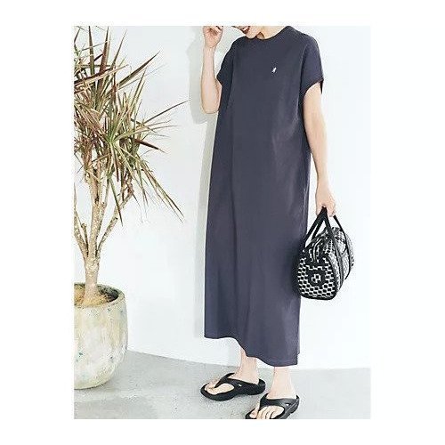 洗練された渋色が魅力のスリーブレスコットンワンピース【GYMPHLEX】CREW NECK SLEEVELESS DRESS 人気、トレンドファッション・服の通販 founy(ファニー) 【ジムフレックス/GYMPHLEX】 トレンドファッション・スタイル  Fashion Trends トレンド、ファッションスタイル Fashion Trends ファッション Fashion レディースファッション WOMEN トップス・カットソー Tops/Tshirt ワンピース Dress ドレス Party Dresses シンプル Simple バランス Balance 洗える Washable |ID:prp329100004440265