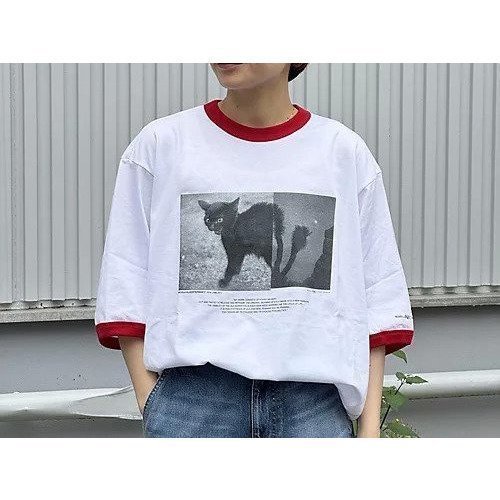 アートを纏う一枚 JANE SMITH×ニコラ・クルーストマンのリンガーTシャツ 人気、トレンドファッション・服の通販 founy(ファニー) 【ジェーンスミス/JANE SMITH】 トレンドファッション・スタイル  Fashion Trends ファッション、ブランド PICK UP! Fashion Brand Pick Up ファッション Fashion レディースファッション WOMEN トップス・カットソー Tops/Tshirt シャツ/ブラウス Shirts/Blouses ロング / Tシャツ T-Shirts コラボ Collaboration プリント Print 今季 This Season 洗える Washable |ID:prp329100004350454