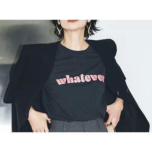 力の抜けたクールさを演出 TANGTANGのロゴTシャツ〈WHATEVER〉 人気、トレンドファッション・服の通販 founy(ファニー) 【タンタン/TANGTANG】 トレンドファッション・スタイル  Fashion Trends ファッション、ブランド PICK UP! Fashion Brand Pick Up ファッション Fashion レディースファッション WOMEN 帽子 Hats クール Cool シンプル Simple ジャケット Jacket スラックス Slacks 夏 Summer 洗える Washable |ID:prp329100004472612