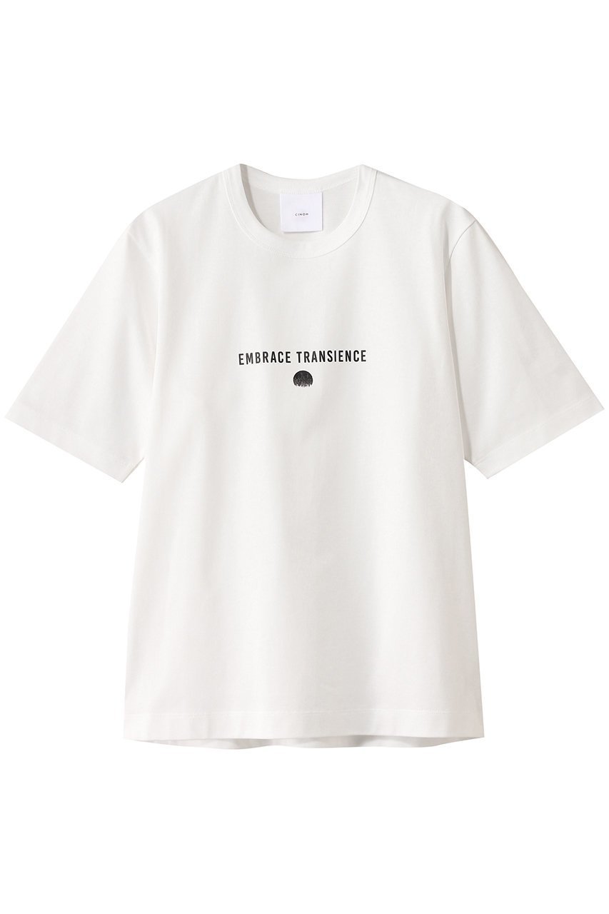 【CINOH/チノ】さりげないロゴが映える万能コンパクトTシャツ 人気、トレンドファッション・服の通販 founy(ファニー) 【チノ/CINOH】 トレンドファッション・スタイル  Fashion Trends ファッション、ブランド PICK UP! Fashion Brand Pick Up ファッション Fashion レディースファッション WOMEN トップス・カットソー Tops/Tshirt シャツ/ブラウス Shirts/Blouses ロング / Tシャツ T-Shirts カットソー Cut and Sewn コンパクト Compact ショート Short スリーブ Sleeve フロント Front プリント Print ワイド Wide 人気 Popularity NEW・新作・新着・新入荷 New Arrivals |ID:prp329100004547678