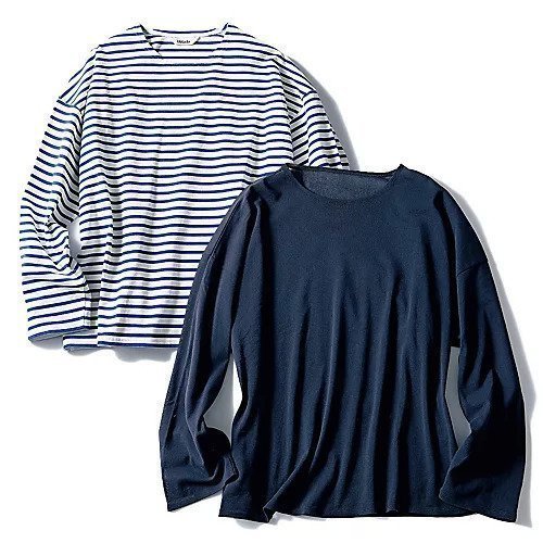 【Oblada/オブラダ】の旬のレイヤードが完成する「LEE別注」2枚セットトップス 人気、トレンドファッション・服の通販 founy(ファニー) 【オブラダ/Oblada】 トレンドファッション・スタイル  Fashion Trends トレンド、ファッションスタイル Fashion Trends ファッション Fashion レディースファッション WOMEN ボックス Box ボーダー Border ラウンド Round 今季 This Season 別注 Special Order 定番 Standard 洗える Washable |ID:prp329100004424154