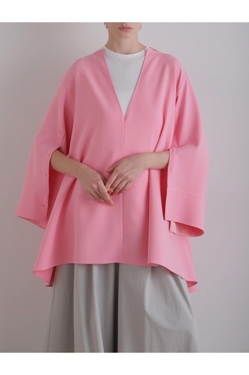 立体フレアで魅せる2WAYダブルクロスブラウス 人気、トレンドファッション・服の通販 founy(ファニー) 【ル フィル/LE PHIL】 トレンドファッション・スタイル  Fashion Trends ファッション、ブランド PICK UP! Fashion Brand Pick Up ファッション Fashion レディースファッション WOMEN トップス・カットソー Tops/Tshirt シャツ/ブラウス Shirts/Blouses コンパクト Compact スリーブ Sleeve バランス Balance リラックス Relax ロング Long |ID:prp329100004549209