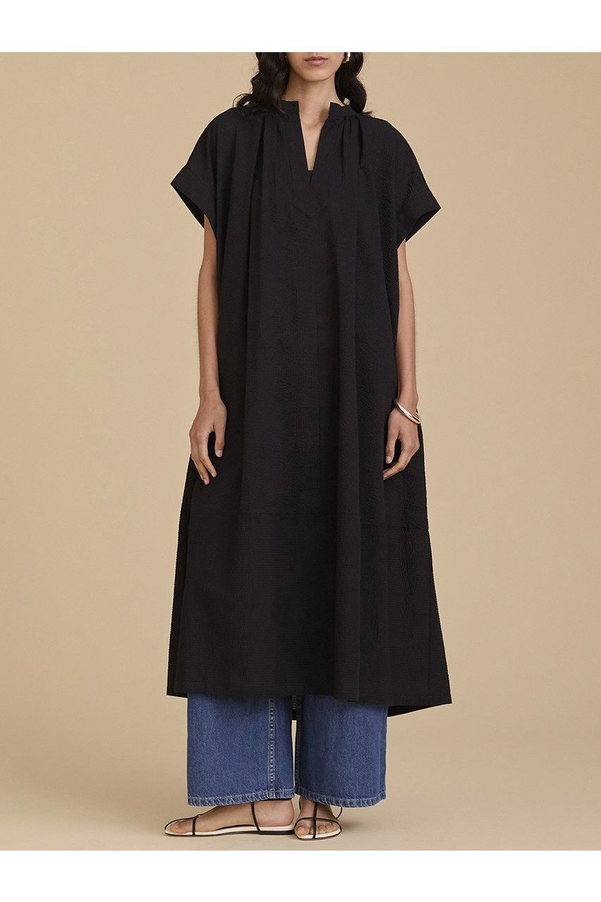 清涼感たっぷりで夏映えするリラクシーワンピース 人気、トレンドファッション・服の通販 founy(ファニー) 【ハウス オブ ロータス/HOUSE OF LOTUS】 トレンドファッション・スタイル  Fashion Trends ファッション、ブランド PICK UP! Fashion Brand Pick Up ファッション Fashion レディースファッション WOMEN ワンピース Dress チュニック Tunic おすすめ Recommend カフス Cuffs ギャザー Gather サッカー Soccer ストライプ Stripe チュニック Tunic ノースリーブ No Sleeve ロング Long NEW・新作・新着・新入荷 New Arrivals |ID:prp329100004559138