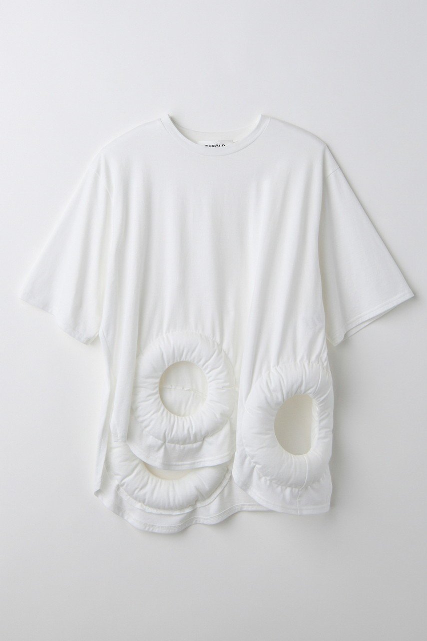 ふっくらと音色をまとう、アートなTシャツ 人気、トレンドファッション・服の通販 founy(ファニー) 【エンフォルド/ENFOLD】 トレンドファッション・スタイル  Fashion Trends ファッション、ブランド PICK UP! Fashion Brand Pick Up ファッション Fashion レディースファッション WOMEN トップス・カットソー Tops/Tshirt シャツ/ブラウス Shirts/Blouses ロング / Tシャツ T-Shirts カットソー Cut and Sewn ショート Short スリーブ Sleeve 今季 This Season NEW・新作・新着・新入荷 New Arrivals |ID:prp329100004562053