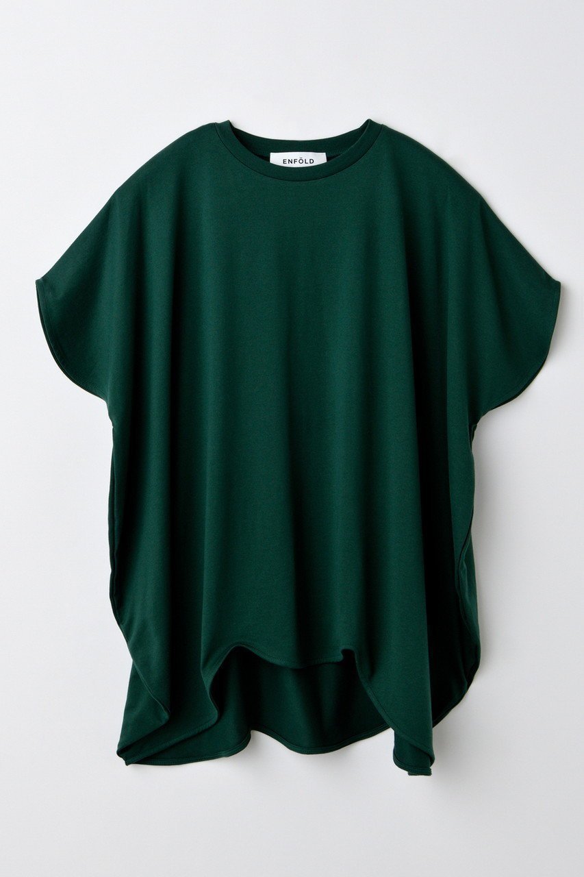スカラップが華やぐ、進化系ヘキサゴンTシャツ 人気、トレンドファッション・服の通販 founy(ファニー) 【エンフォルド/ENFOLD】 トレンドファッション・スタイル  Fashion Trends ファッション、ブランド PICK UP! Fashion Brand Pick Up ファッション Fashion レディースファッション WOMEN トップス・カットソー Tops/Tshirt シャツ/ブラウス Shirts/Blouses ロング / Tシャツ T-Shirts カットソー Cut and Sewn カッティング Cutting ショート Short スカラップ Scalloped スリーブ Sleeve 定番 Standard NEW・新作・新着・新入荷 New Arrivals |ID:prp329100004562056