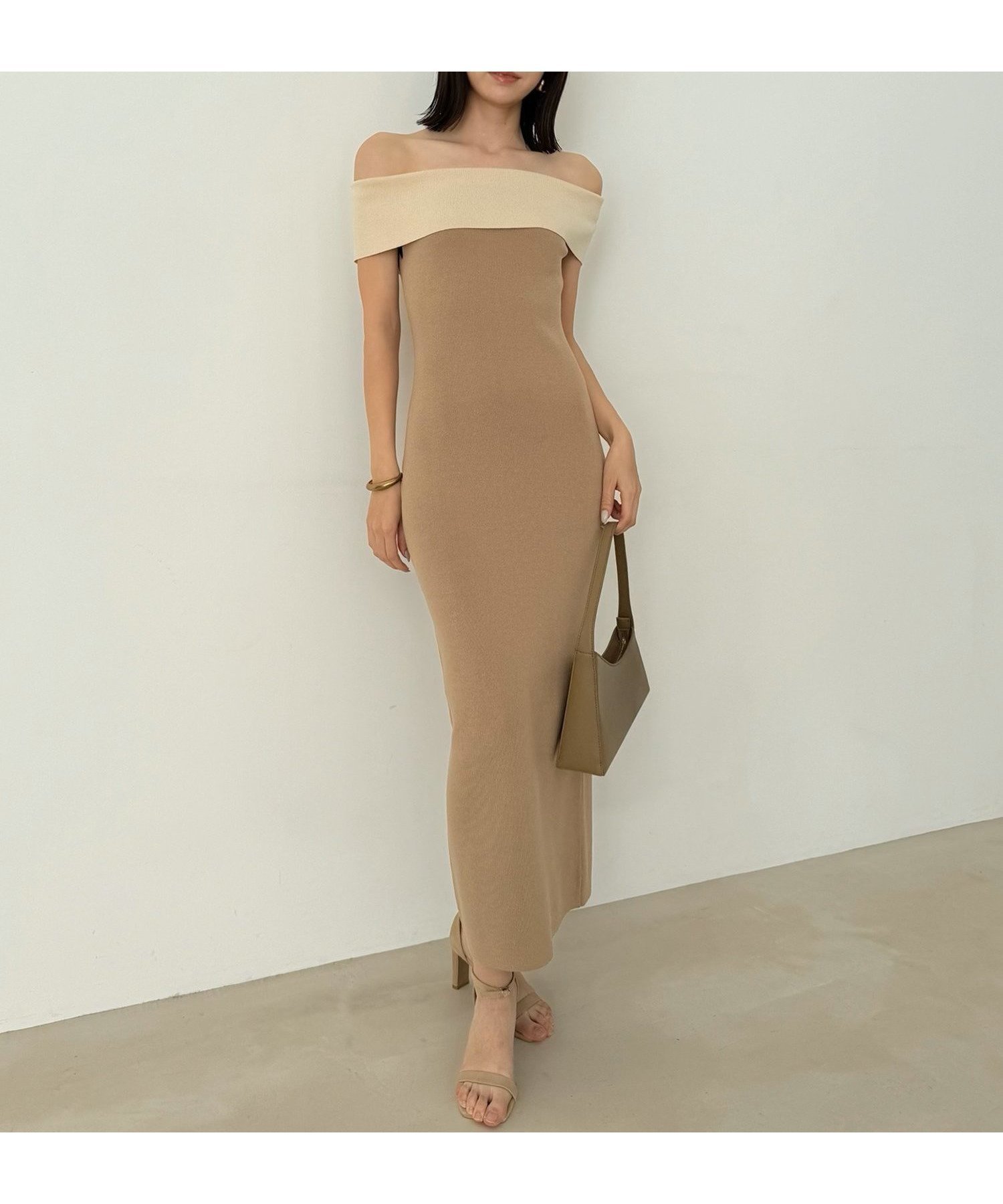 華奢見せと美シルエットが叶うオフショルダーニットワンピース 人気、トレンドファッション・服の通販 founy(ファニー) 【アニュアンス/anuans】 トレンドファッション・スタイル  Fashion Trends ファッション、ブランド PICK UP! Fashion Brand Pick Up ファッション Fashion レディースファッション WOMEN ワンピース Dress ニットワンピース Knit Dresses エレガント 上品 Elegant デコルテ Decolletage フィット Fit |ID:prp329100004538621