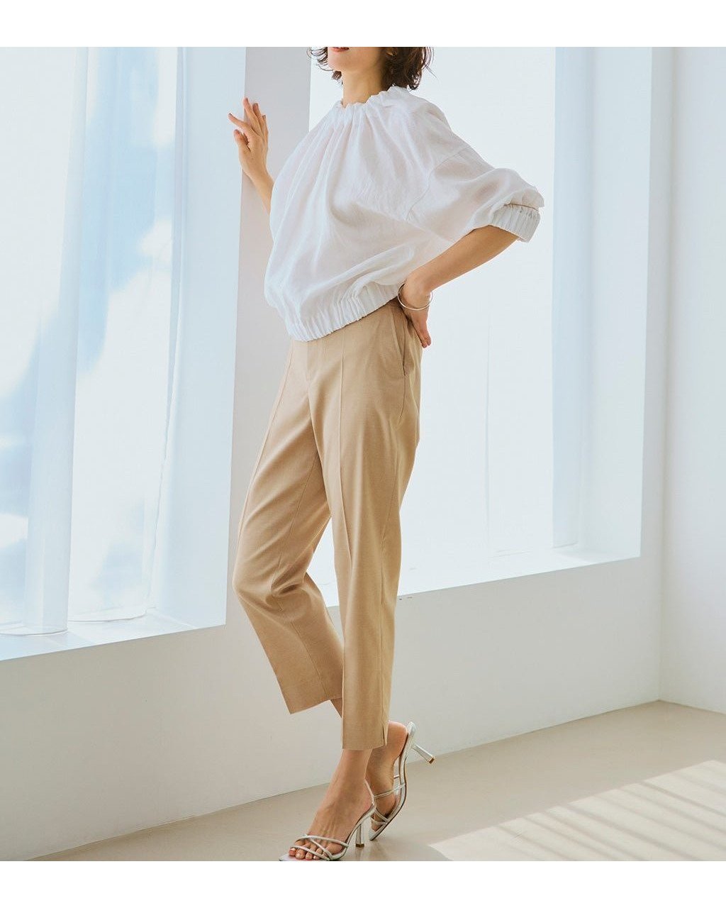 真夏も涼しく上品に 美脚見えを叶えるテーパードサブリナパンツ 人気、トレンドファッション・服の通販 founy(ファニー) 【ドゥクラッセ/DoCLASSE】 トレンドファッション・スタイル  Fashion Trends ファッション、ブランド PICK UP! Fashion Brand Pick Up ファッション Fashion レディースファッション WOMEN パンツ Pants オケージョン Occasion オックス Ox ストレッチ Stretch センター Center チェック Check ベスト Vest メランジ Melange リネン Linen NEW・新作・新着・新入荷 New Arrivals 夏 Summer ビジネス 仕事 通勤 Business |ID:prp329100004524173