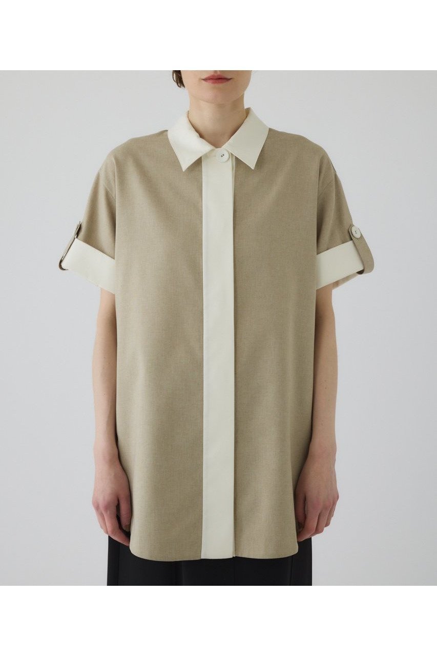 ラガー風デザインが光る抜け感ハーフスリーブシャツ 人気、トレンドファッション・服の通販 founy(ファニー) 【リムアーク/RIM.ARK】 トレンドファッション・スタイル  Fashion Trends ファッション、ブランド PICK UP! Fashion Brand Pick Up ファッション Fashion レディースファッション WOMEN トップス・カットソー Tops/Tshirt シャツ/ブラウス Shirts/Blouses ショート Short スリーブ Sleeve NEW・新作・新着・新入荷 New Arrivals |ID:prp329100004563684