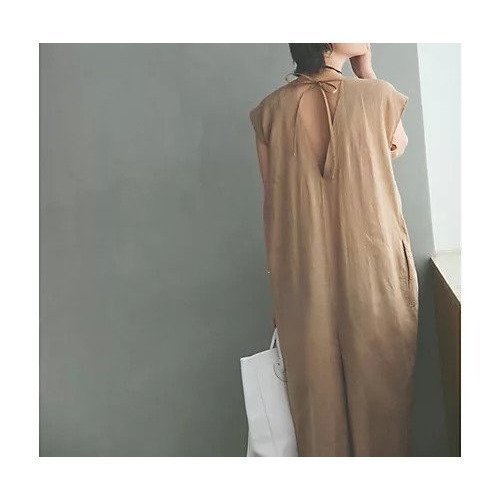 【enrica/エンリカ】Vネック×ドレープで華やぐ、大人のためのリネンワンピース 人気、トレンドファッション・服の通販 founy(ファニー) 【エンリカ/enrica】 トレンドファッション・スタイル  Fashion Trends ファッション、ブランド PICK UP! Fashion Brand Pick Up ファッション Fashion レディースファッション WOMEN ワンピース Dress オールインワン ワンピース All In One Dress シンプル Simple リネン Linen 今季 This Season 洗える Washable |ID:prp329100004454901
