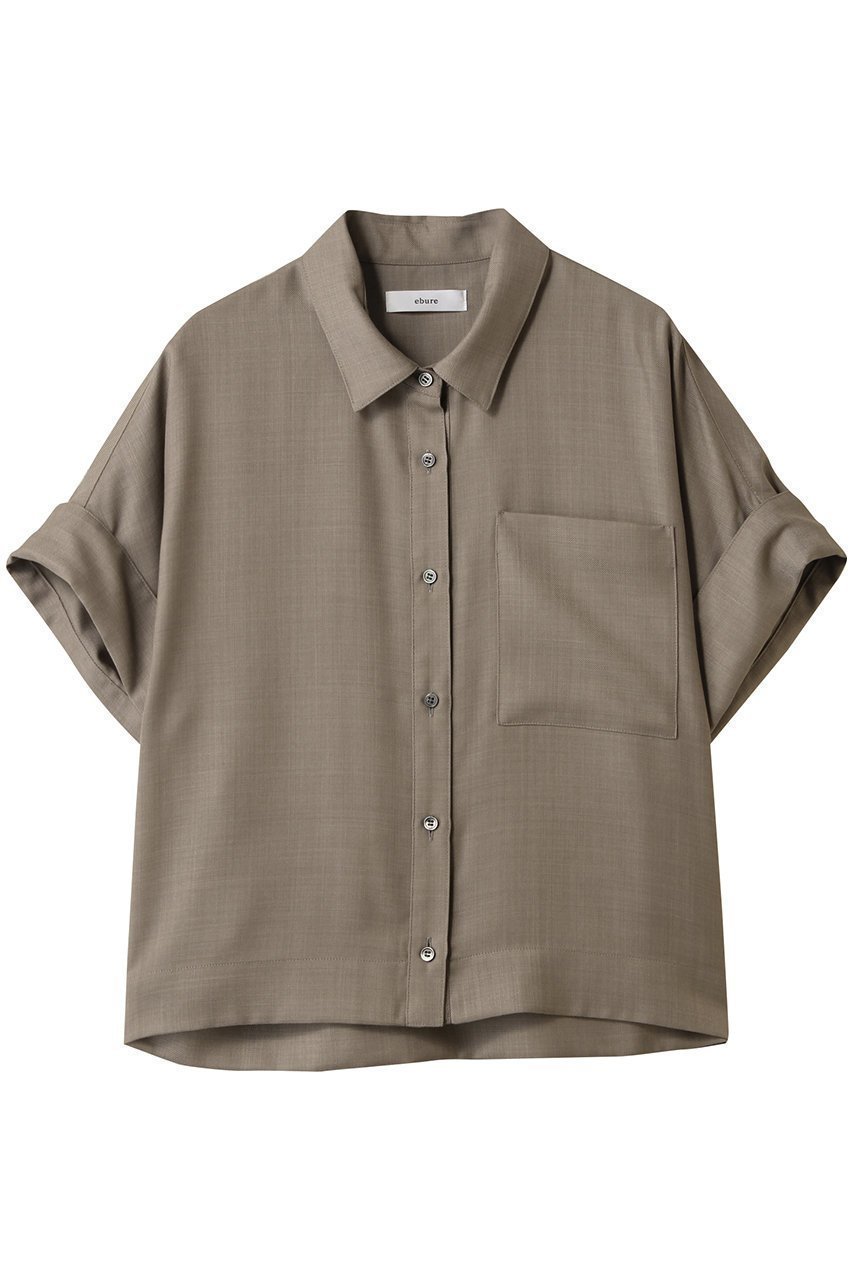 きちんと感と抜け感を両立するショート丈シャツ 人気、トレンドファッション・服の通販 founy(ファニー) 【エブール/ebure】 トレンドファッション・スタイル  Fashion Trends ファッション、ブランド PICK UP! Fashion Brand Pick Up ファッション Fashion レディースファッション WOMEN トップス・カットソー Tops/Tshirt シャツ/ブラウス Shirts/Blouses 2025年 2025 おすすめ Recommend なめらか Smooth カフス Cuffs ショルダー Shoulder ショート Short シルク Silk スリーブ Sleeve ドロップ Drop A/W・秋冬 Aw・Autumn/Winter・Fw・Fall-Winter 羽織 Haori |ID:prp329100004567703