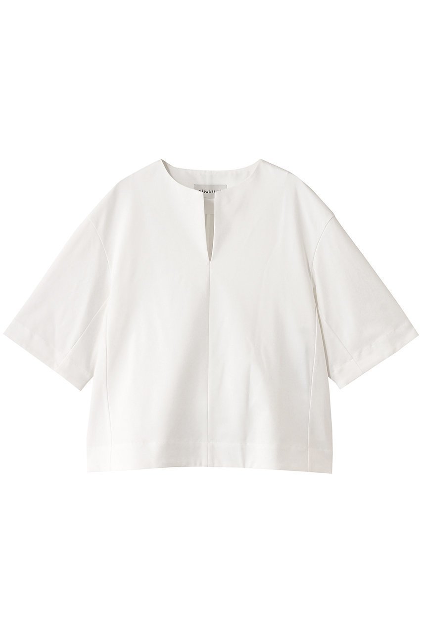 上品さと快適さを兼ね備えたスリットネックトップス 人気、トレンドファッション・服の通販 founy(ファニー) 【デパリエ/DEPAREILLE】 トレンドファッション・スタイル  Fashion Trends ファッション、ブランド PICK UP! Fashion Brand Pick Up ファッション Fashion レディースファッション WOMEN トップス・カットソー Tops/Tshirt シャツ/ブラウス Shirts/Blouses シンプル Simple ストレッチ Stretch スリット Slit スリーブ Sleeve ロング Long エレガント 上品 Elegant NEW・新作・新着・新入荷 New Arrivals |ID:prp329100004571573