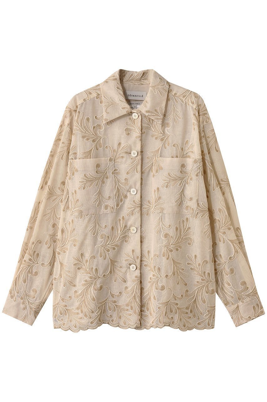 ヴィンテージ感漂う上品レースシャツ 人気、トレンドファッション・服の通販 founy(ファニー) 【デパリエ/DEPAREILLE】 トレンドファッション・スタイル  Fashion Trends ファッション、ブランド PICK UP! Fashion Brand Pick Up ファッション Fashion レディースファッション WOMEN トップス・カットソー Tops/Tshirt シャツ/ブラウス Shirts/Blouses イタリア Italy エレガント 上品 Elegant スリーブ Sleeve レース Race ロング Long 夏 Summer NEW・新作・新着・新入荷 New Arrivals |ID:prp329100004571578