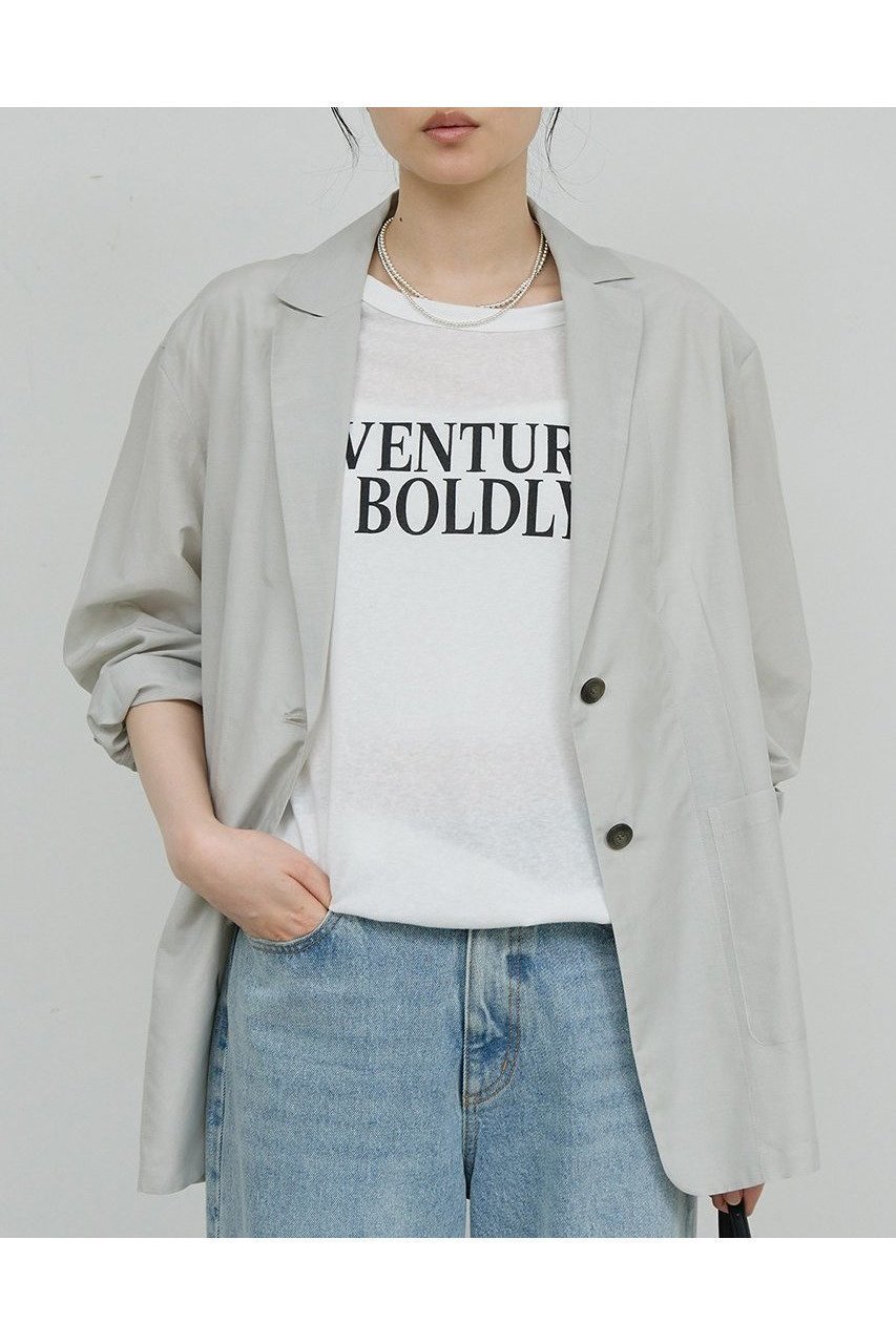 大人の抜け感を纏うシアーテーラードジャケット 人気、トレンドファッション・服の通販 founy(ファニー) 【ガリャルダガランテ/GALLARDAGALANTE】 トレンドファッション・スタイル  Fashion Trends ファッション、ブランド PICK UP! Fashion Brand Pick Up ファッション Fashion レディースファッション WOMEN アウター Coat Outerwear ジャケット Jackets テーラードジャケット Tailored Jackets ジャケット Jacket NEW・新作・新着・新入荷 New Arrivals |ID:prp329100004571529