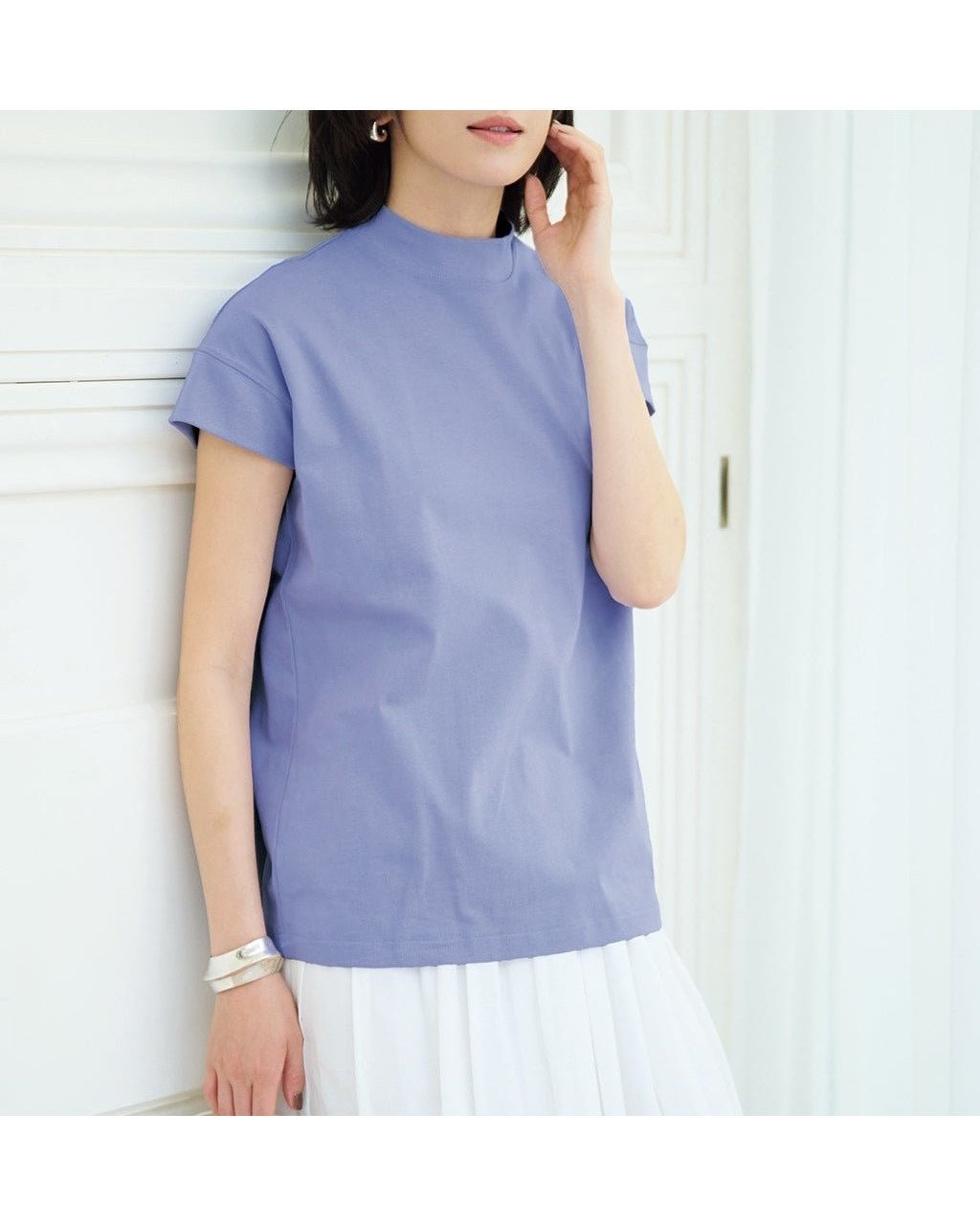 抜け感と品を兼ね備えた1枚で映える 大人のための艶感Tシャツ 人気、トレンドファッション・服の通販 founy(ファニー) 【ドゥクラッセ/DoCLASSE】 トレンドファッション・スタイル  Fashion Trends ファッション、ブランド PICK UP! Fashion Brand Pick Up ファッション Fashion レディースファッション WOMEN トップス・カットソー Tops/Tshirt シャツ/ブラウス Shirts/Blouses ロング / Tシャツ T-Shirts カットソー Cut and Sewn NEW・新作・新着・新入荷 New Arrivals カットソー Cut And Sew フォルム Form ボックス Box 夏 Summer |ID:prp329100004571964