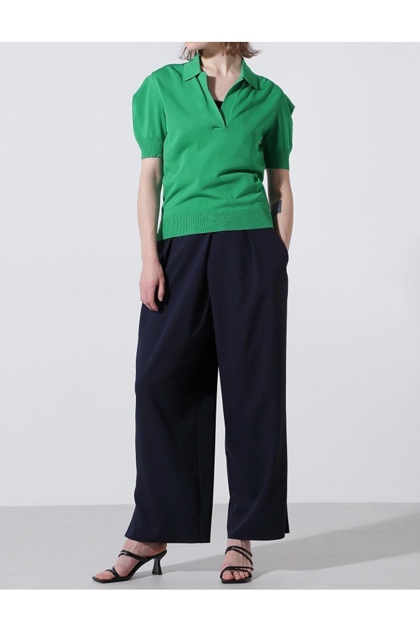 上品シルエットで叶える 快適ラップ風テーパードパンツ 人気、トレンドファッション・服の通販 founy(ファニー) 【ヒューエルミュージアム/hueLe Museum】 トレンドファッション・スタイル  Fashion Trends ファッション、ブランド PICK UP! Fashion Brand Pick Up ファッション Fashion レディースファッション WOMEN パンツ Pants ラップ Wrap リラックス Relax ワイド Wide エレガント 上品 Elegant 軽量 Lightweight |ID:prp329100004570013