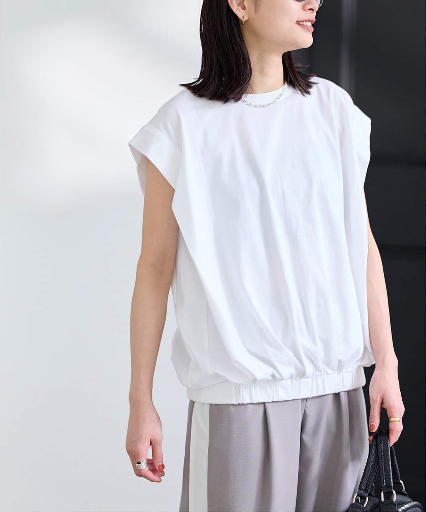 気になる部分をおしゃれにカバー コクーンシルエット機能Tシャツ 人気、トレンドファッション・服の通販 founy(ファニー) 【ジャーナルスタンダード/JOURNAL STANDARD】 トレンドファッション・スタイル  Fashion Trends ファッション、ブランド PICK UP! Fashion Brand Pick Up ファッション Fashion レディースファッション WOMEN トップス・カットソー Tops/Tshirt シャツ/ブラウス Shirts/Blouses ロング / Tシャツ T-Shirts 2025年 2025 2025春夏・S/S Ss,Spring/Summer,2025 夏 Summer |ID:prp329100004526368
