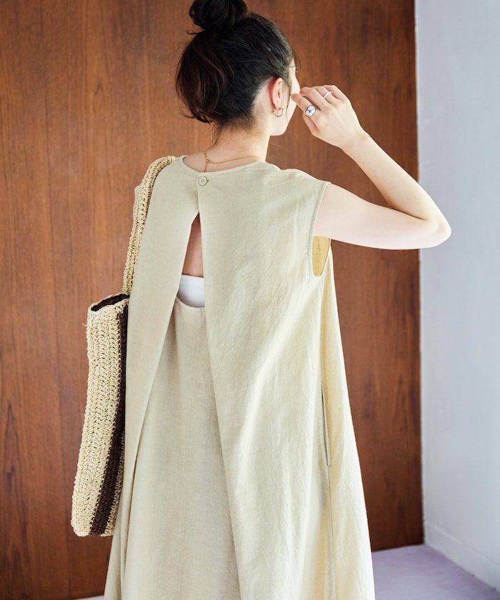 背中もおしゃれに決まる 大人シンプルAラインワンピース 人気、トレンドファッション・服の通販 founy(ファニー) 【フリークスストア/FREAK'S STORE】 トレンドファッション・スタイル  Fashion Trends ファッション、ブランド PICK UP! Fashion Brand Pick Up ファッション Fashion レディースファッション WOMEN ワンピース Dress 2025年 2025 2025春夏・S/S Ss,Spring/Summer,2025 インド India シンプル Simple スリーブ Sleeve フレンチ French ポケット Pocket リラックス Relax エレガント 上品 Elegant 夏 Summer S/S・春夏 Ss・Spring/Summer |ID:prp329100004542157
