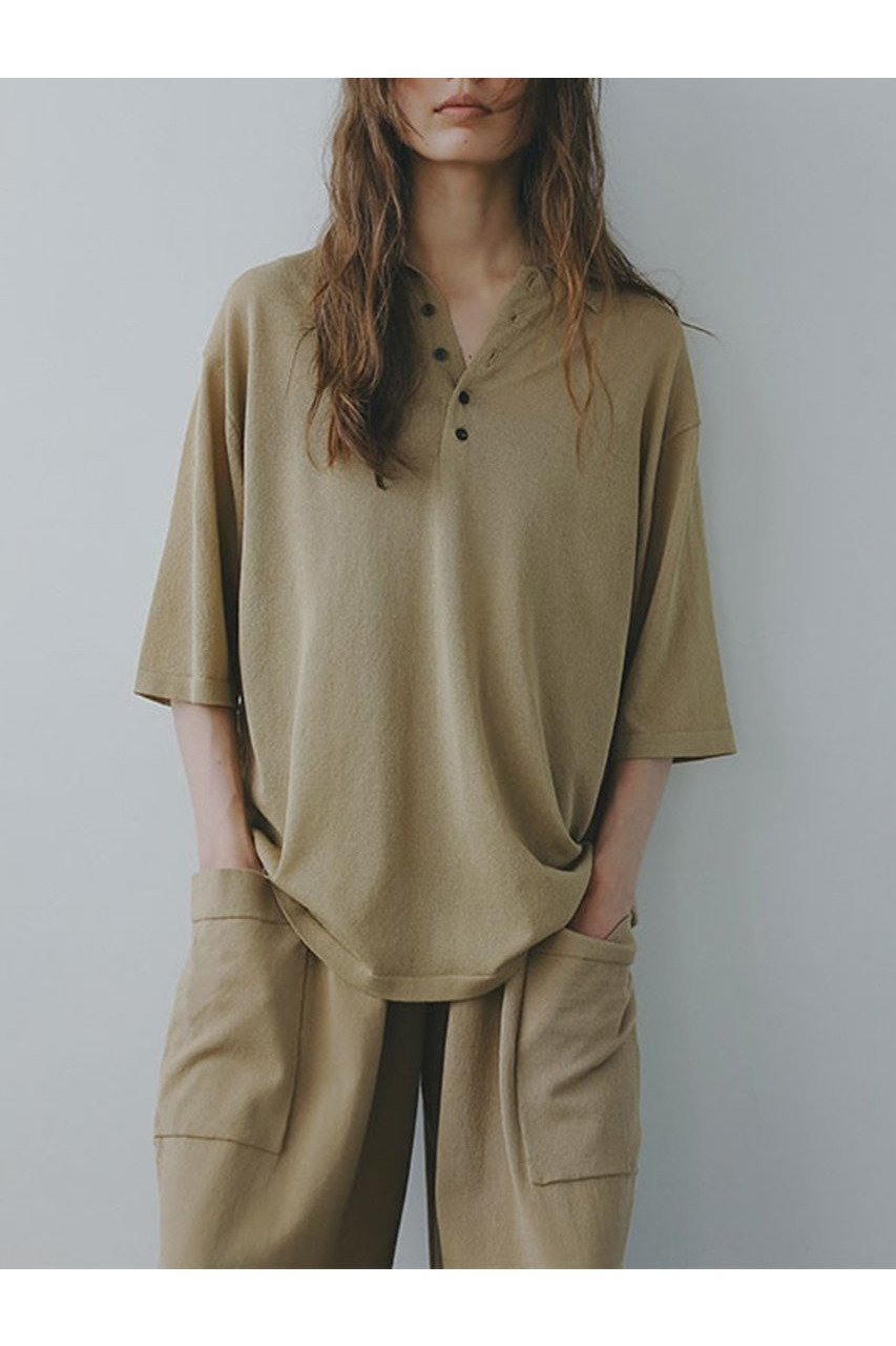 【ETRE TOKYO/エトレトウキョウ】シアー感が映えるトレンドライクなニットポロシャツ 人気、トレンドファッション・服の通販 founy(ファニー) 【エトレトウキョウ/ETRE TOKYO】 トレンドファッション・スタイル  Fashion Trends トレンド、ファッションスタイル Fashion Trends ファッション Fashion レディースファッション WOMEN トップス・カットソー Tops/Tshirt ニット Knit Tops プルオーバー Pullover おすすめ Recommend シアー Sheer スポーティ Sporty トレンド Trend NEW・新作・新着・新入荷 New Arrivals |ID:prp329100004572929