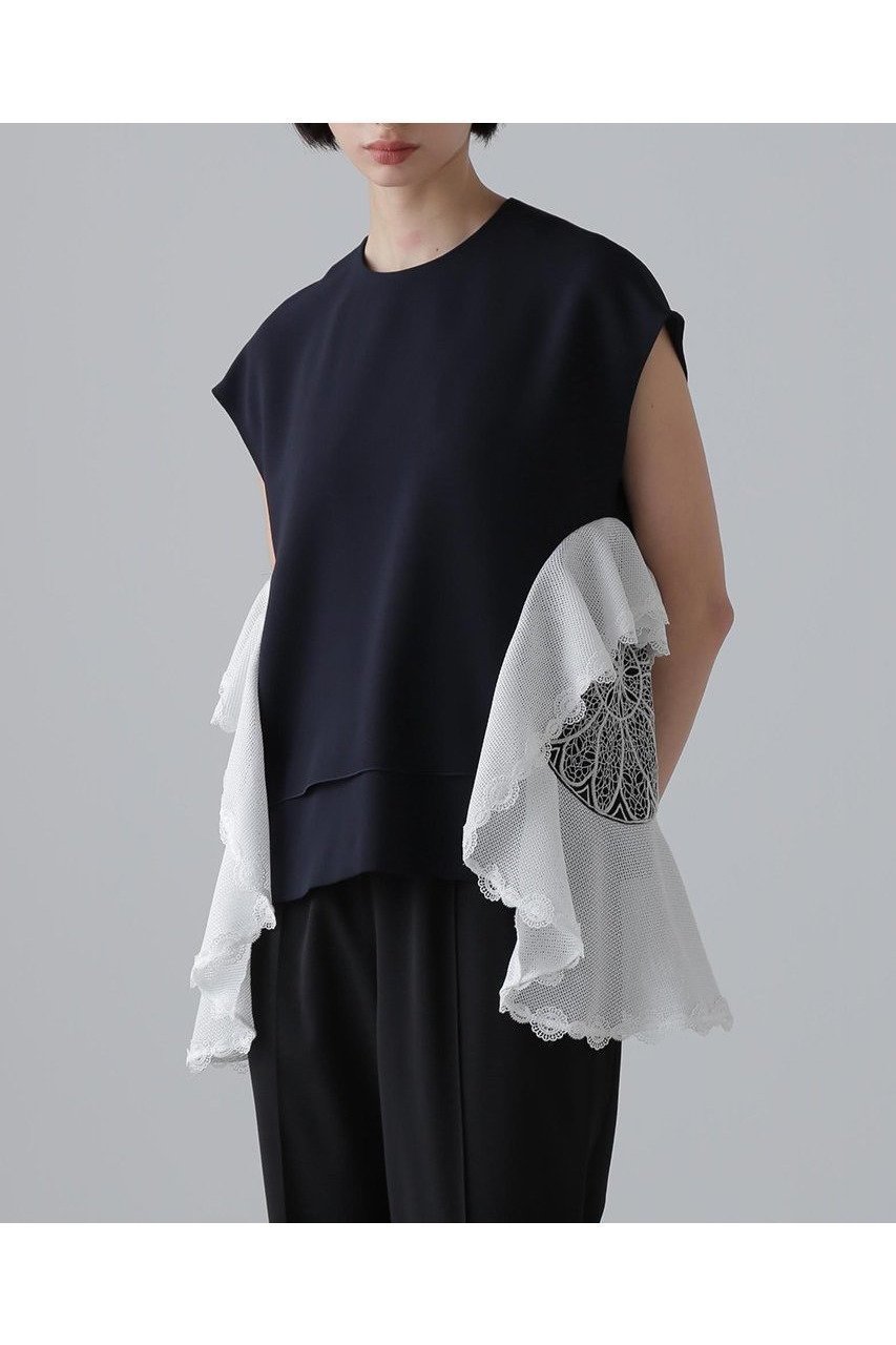 【ADORE/アドーア】ステンドグラスのような美しさを纏う、ラッフルブラウス 人気、トレンドファッション・服の通販 founy(ファニー) 【アドーア/ADORE】 トレンドファッション・スタイル  Fashion Trends トレンド、ファッションスタイル Fashion Trends ファッション Fashion レディースファッション WOMEN トップス・カットソー Tops/Tshirt キャミソール / ノースリーブ No Sleeves シャツ/ブラウス Shirts/Blouses セットアップ Set Up ノースリーブ No Sleeve ラッフル Raffle NEW・新作・新着・新入荷 New Arrivals |ID:prp329100004573061