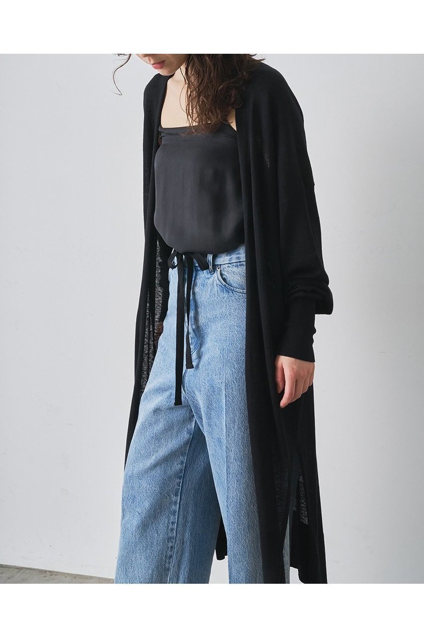 【Whim Gazette/ウィムガゼット】軽やかに纏う、シルクリネンのロングカーディガン 人気、トレンドファッション・服の通販 founy(ファニー) 【ウィムガゼット/Whim Gazette】 トレンドファッション・スタイル  Fashion Trends トレンド、ファッションスタイル Fashion Trends ファッション Fashion レディースファッション WOMEN トップス・カットソー Tops/Tshirt ニット Knit Tops カーディガン Cardigans おすすめ Recommend アンサンブル Ensemble カーディガン Cardigan サマー Summer シルク Silk スリット Slit ベーシック Basic リネン Linen リラックス Relax ロング Long エレガント 上品 Elegant 夏 Summer NEW・新作・新着・新入荷 New Arrivals |ID:prp329100004577743