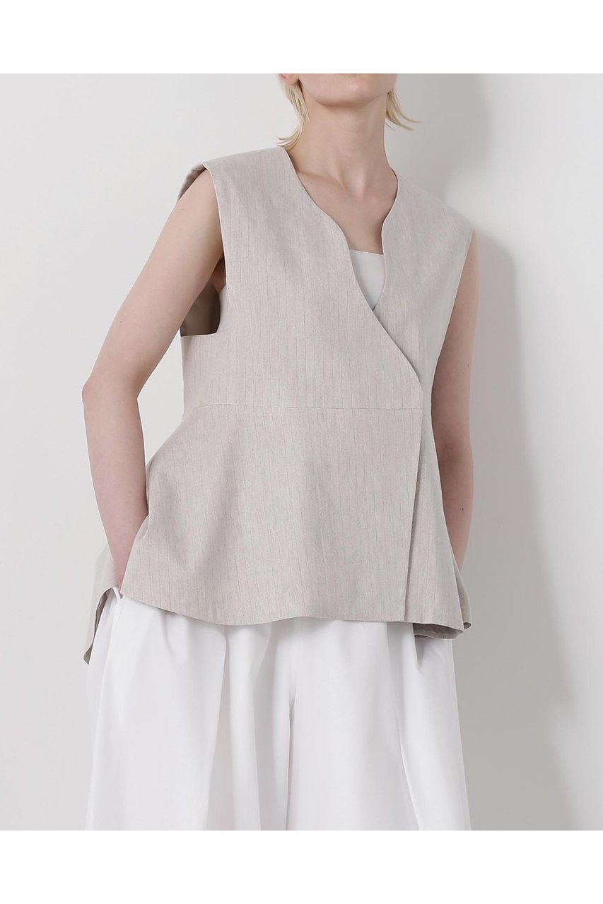 カーブカットが際立つエレガントジレで夏の装いを格上げ 人気、トレンドファッション・服の通販 founy(ファニー) 【ヒューエルミュージアム/hueLe Museum】 トレンドファッション・スタイル  Fashion Trends トレンド、ファッションスタイル Fashion Trends ファッション Fashion レディースファッション WOMEN アウター Coat Outerwear ジャケット Jackets エレガント 上品 Elegant カッティング Cutting ジャケット Jacket ストレッチ Stretch セットアップ Set Up 夏 Summer NEW・新作・新着・新入荷 New Arrivals 日本製 Made In Japan 春 Spring S/S・春夏 Ss・Spring/Summer |ID:prp329100004579118