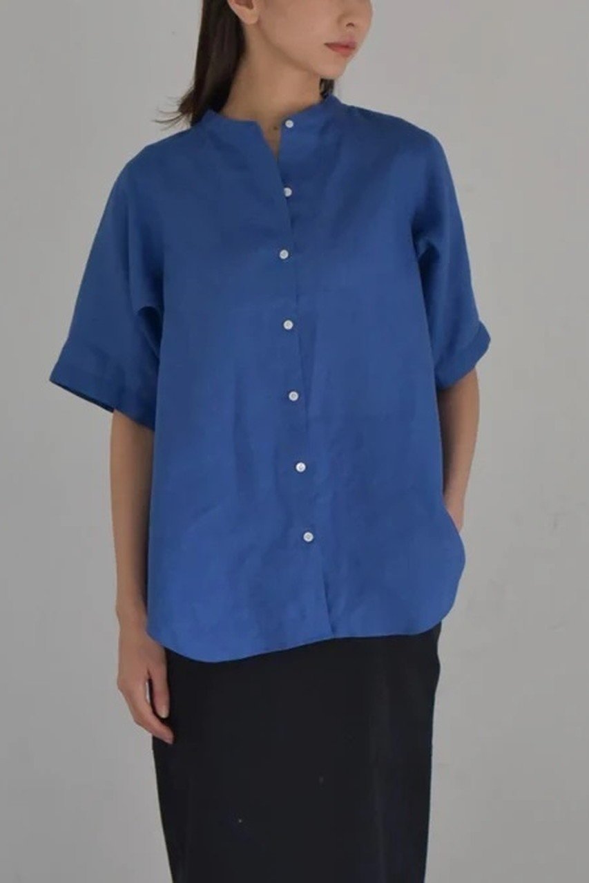 【lelill/レリル】通気性とエイジングを楽しむ上質リネンシャツ 人気、トレンドファッション・服の通販 founy(ファニー) 【レリル/lelill】 トレンドファッション・スタイル  Fashion Trends トレンド、ファッションスタイル Fashion Trends ファッション Fashion レディースファッション WOMEN トップス・カットソー Tops/Tshirt シャツ/ブラウス Shirts/Blouses カフス Cuffs ショート Short スリーブ Sleeve タフタ Taffeta リネン Linen ロールアップ Roll Up 夏 Summer NEW・新作・新着・新入荷 New Arrivals |ID:prp329100004580252