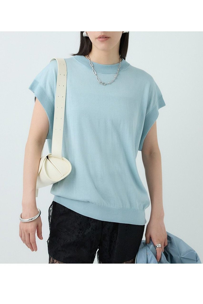 シルクの艶とコットンの心地よさが魅力、大人のTシャツニット 人気、トレンドファッション・服の通販 founy(ファニー) 【カオス/Chaos】 トレンドファッション・スタイル  Fashion Trends ファッション、ブランド PICK UP! Fashion Brand Pick Up ファッション Fashion レディースファッション WOMEN トップス・カットソー Tops/Tshirt ニット Knit Tops プルオーバー Pullover シルク Silk スリーブ Sleeve バランス Balance エレガント 上品 Elegant NEW・新作・新着・新入荷 New Arrivals 秋 Autumn/Fall |ID:prp329100004581779