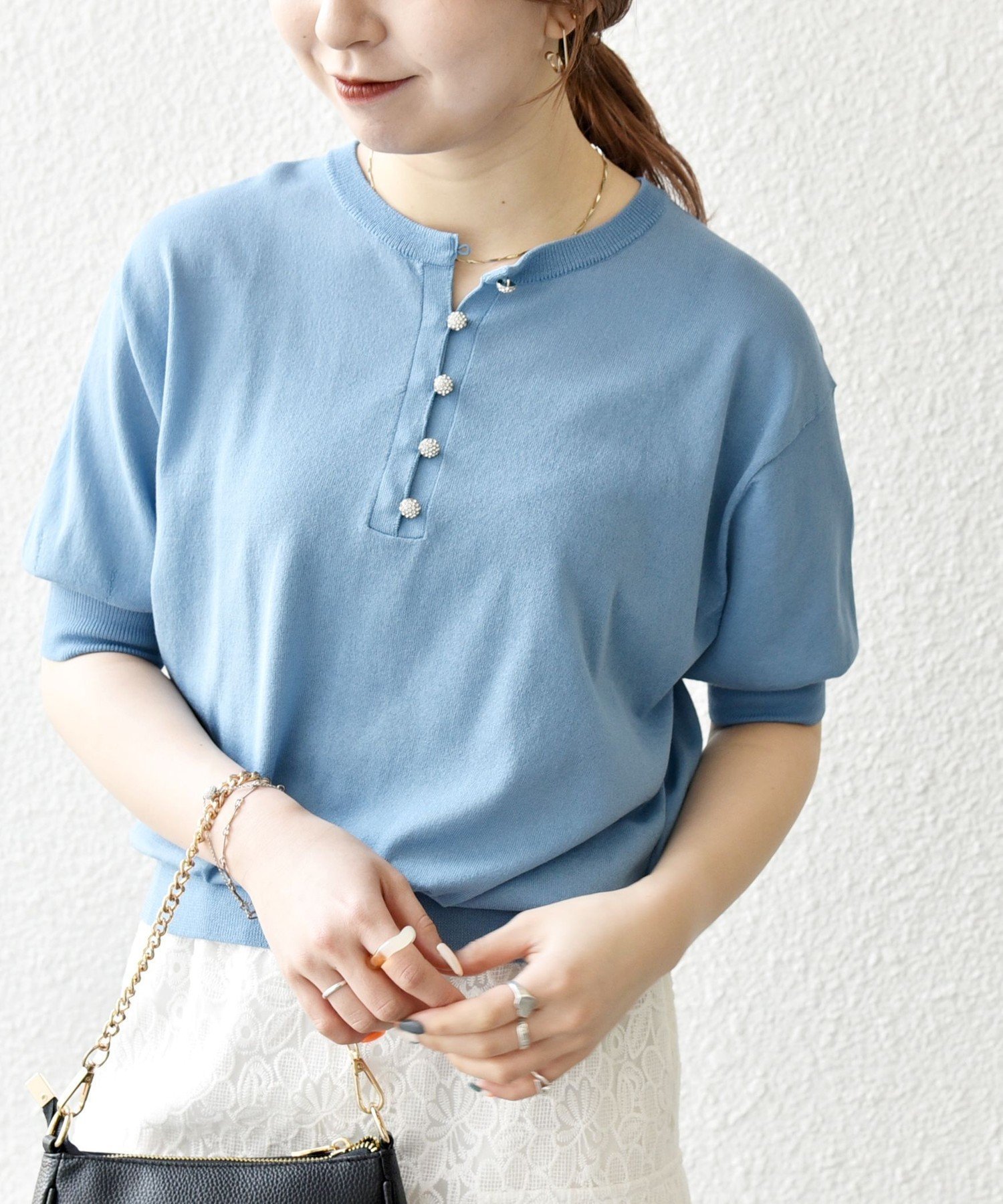 華やかさと快適さを両立したビジュー付きサマーニット 人気、トレンドファッション・服の通販 founy(ファニー) 【シップス フォー ウィメン/SHIPS】 トレンドファッション・スタイル  Fashion Trends ファッション、ブランド PICK UP! Fashion Brand Pick Up ファッション Fashion レディースファッション WOMEN トップス・カットソー Tops/Tshirt ニット Knit Tops プルオーバー Pullover アクセサリー Accessories インナー Inner 洗える Washable サマー Summer ジャケット Jacket スラックス Slacks スリーブ Sleeve タイトスカート Tight Skirt デニム Denim ビジュー Bijou 夏 Summer ビジネス 仕事 通勤 Business 2025年 2025 2025春夏・S/S Ss,Spring/Summer,2025 |ID:prp329100004528679