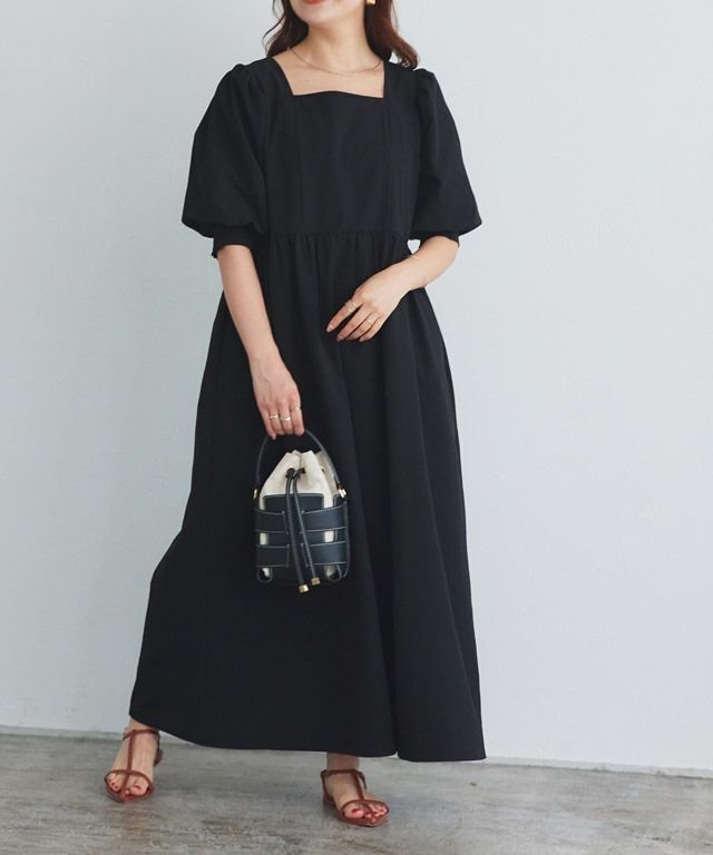 ふんわりシルエットで大人可愛い リップルパフスリーブワンピース 人気、トレンドファッション・服の通販 founy(ファニー) 【ピエロ/Pierrot】 トレンドファッション・スタイル  Fashion Trends プチプライス、格安、低価格 Affordable ファッション Fashion レディースファッション WOMEN ワンピース Dress 2025年 2025 2025春夏・S/S Ss,Spring/Summer,2025 シンプル Simple スクエア Square スリーブ Sleeve デコルテ Decolletage プチプライス・低価格 Affordable 夏 Summer |ID:prp329100004564026