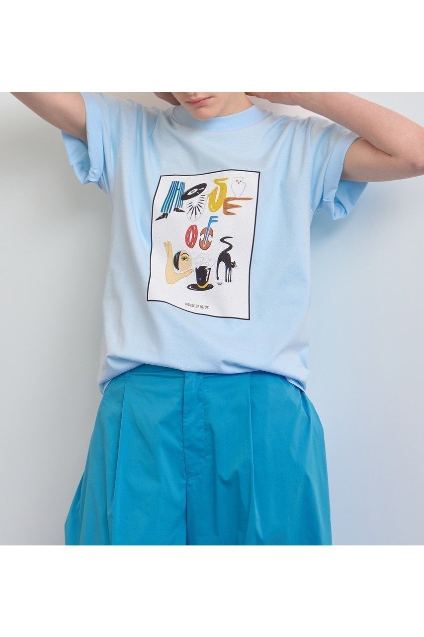 【HOUSE OF LOTUS/ハウス オブ ロータス】アートロゴが際立つ、飯田梓さんコラボの大人Tシャツ 人気、トレンドファッション・服の通販 founy(ファニー) 【ハウス オブ ロータス/HOUSE OF LOTUS】 トレンドファッション・スタイル  Fashion Trends トレンド、ファッションスタイル Fashion Trends ファッション Fashion レディースファッション WOMEN トップス・カットソー Tops/Tshirt シャツ/ブラウス Shirts/Blouses ロング / Tシャツ T-Shirts カットソー Cut and Sewn イラスト Illustration ショート Short スペシャル Special スリーブ Sleeve NEW・新作・新着・新入荷 New Arrivals |ID:prp329100004585427