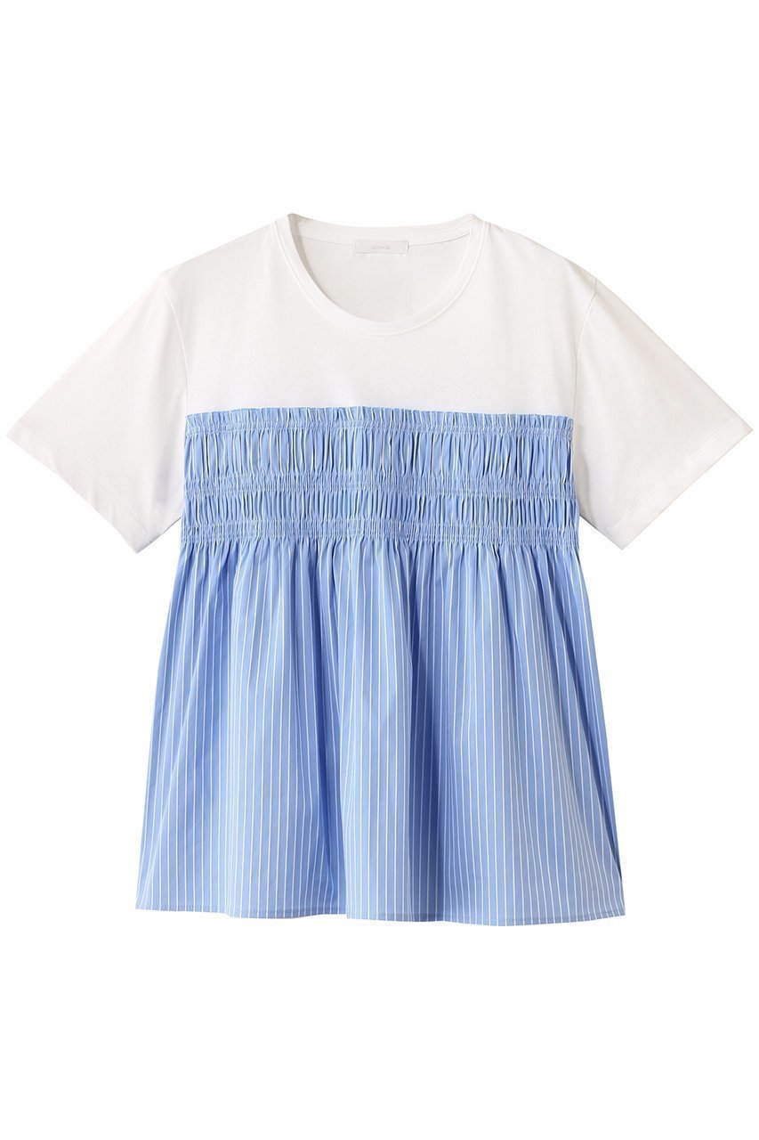 【allureville/アルアバイル】ウエストシャーリングで魅せる、華やかフレアTシャツ 人気、トレンドファッション・服の通販 founy(ファニー) 【アルアバイル/allureville】 トレンドファッション・スタイル  Fashion Trends トレンド、ファッションスタイル Fashion Trends ファッション Fashion レディースファッション WOMEN トップス・カットソー Tops/Tshirt シャツ/ブラウス Shirts/Blouses ロング / Tシャツ T-Shirts カットソー Cut and Sewn ビスチェ Bustier シャーリング Shirring ショート Short スリーブ Sleeve トレンド Trend フレア Flare NEW・新作・新着・新入荷 New Arrivals |ID:prp329100004585430
