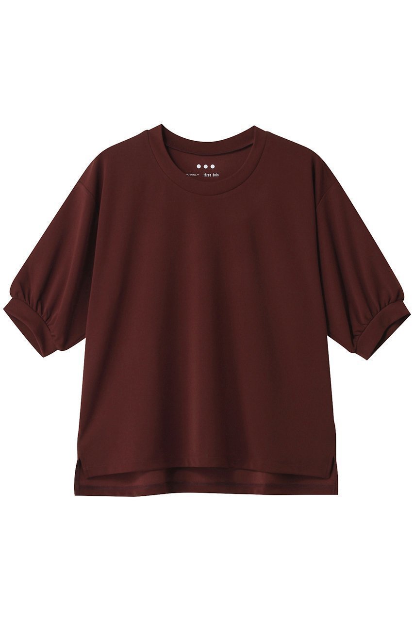 【three dots/スリー ドッツ】ふんわりパフスリーブで魅せる、大人のラフフェミニンTシャツ 人気、トレンドファッション・服の通販 founy(ファニー) 【スリー ドッツ/three dots】 トレンドファッション・スタイル  Fashion Trends トレンド、ファッションスタイル Fashion Trends ファッション Fashion レディースファッション WOMEN トップス・カットソー Tops/Tshirt シャツ/ブラウス Shirts/Blouses ロング / Tシャツ T-Shirts カットソー Cut and Sewn おすすめ Recommend ショート Short シンプル Simple スリーブ Sleeve セットアップ Set Up NEW・新作・新着・新入荷 New Arrivals |ID:prp329100004585451