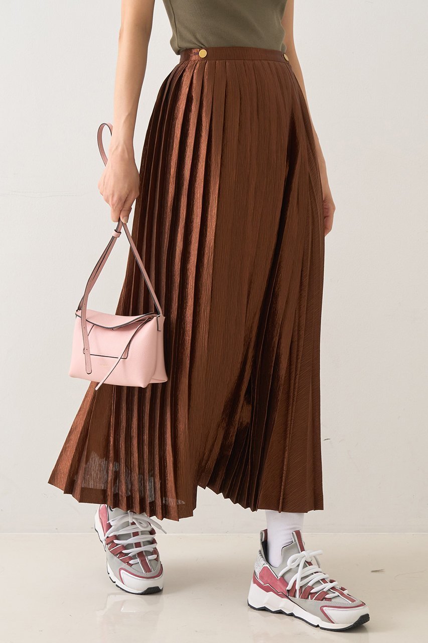【DESIGN WORKS/デザイン ワークス】光をまとう主役級メタリックラップスカート 人気、トレンドファッション・服の通販 founy(ファニー) 【デザイン ワークス/DESIGN WORKS】 トレンドファッション・スタイル  Fashion Trends トレンド、ファッションスタイル Fashion Trends ファッション Fashion レディースファッション WOMEN スカート Skirt ロングスカート Long Skirt エレガント 上品 Elegant シャイニー Shiny シンプル Simple パーティ Party フィット Fit プリーツ Pleats ラップ Wrap ロング Long 夏 Summer NEW・新作・新着・新入荷 New Arrivals |ID:prp329100004585493