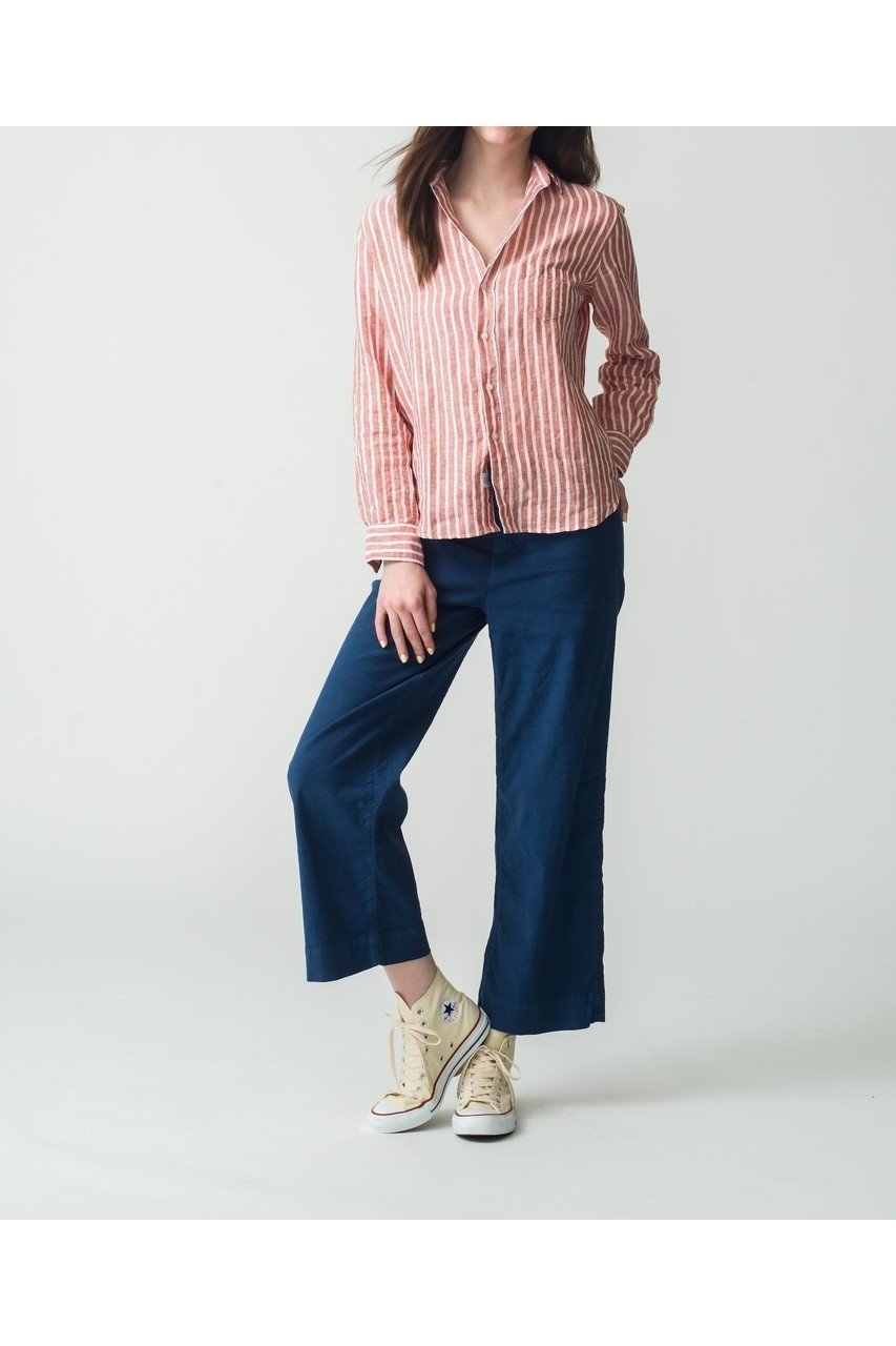 【Frank&Eileen/フランク&アイリーン】イタリアンリネンが香る 洗練レッドストライプシャツ 人気、トレンドファッション・服の通販 founy(ファニー) 【フランク&アイリーン/Frank&Eileen】 トレンドファッション・スタイル  Fashion Trends トレンド、ファッションスタイル Fashion Trends ファッション Fashion レディースファッション WOMEN トップス・カットソー Tops/Tshirt シャツ/ブラウス Shirts/Blouses ストライプ Stripe スリーブ Sleeve バランス Balance リネン Linen ロング Long 定番 Standard NEW・新作・新着・新入荷 New Arrivals |ID:prp329100004586536
