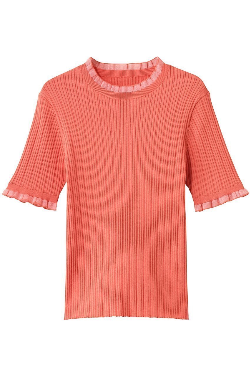 【allureville/アルアバイル】ロングシーズン活躍する 可憐ニットトップス 人気、トレンドファッション・服の通販 founy(ファニー) 【アルアバイル/allureville】 トレンドファッション・スタイル  Fashion Trends トレンド・ファッションスタイル Fashion Trends & Styles ファッション Fashion レディースファッション Ladies' Fashion Online トップス・カットソー Tops/Tshirt ニット Knit Tops プルオーバー Pullover 2025年 2025 2025-2026秋冬・A/W Aw/Autumn/Winter/Fw/Fall/2025-2026 スリーブ Sleeve ハーフ Half フェミニン Feminine フリル Frills ロング Long A/W・秋冬 Aw・Autumn/Winter・Fw・Fall-Winter |ID:prp329100004592208