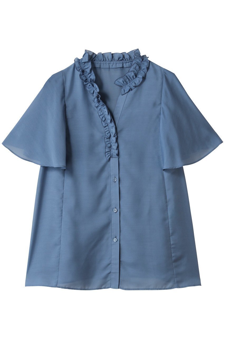 【ANAYI/アナイ】ほんのりロマンチックムードを醸す スキッパーネックブラウス 人気、トレンドファッション・服の通販 founy(ファニー) 【アナイ/ANAYI】 トレンドファッション・スタイル  Fashion Trends トレンド・ファッションスタイル Fashion Trends & Styles ファッション Fashion レディースファッション Ladies' Fashion Online トップス・カットソー Tops/Tshirt シャツ/ブラウス Shirts/Blouses 2025年 2025 2025-2026秋冬・A/W Aw/Autumn/Winter/Fw/Fall/2025-2026 ショート Short シンプル Simple スキッパー Skipper スリーブ Sleeve フェミニン Feminine フリル Frills フレア Flare エレガント 上品 Elegant A/W・秋冬 Aw・Autumn/Winter・Fw・Fall-Winter |ID:prp329100004592192