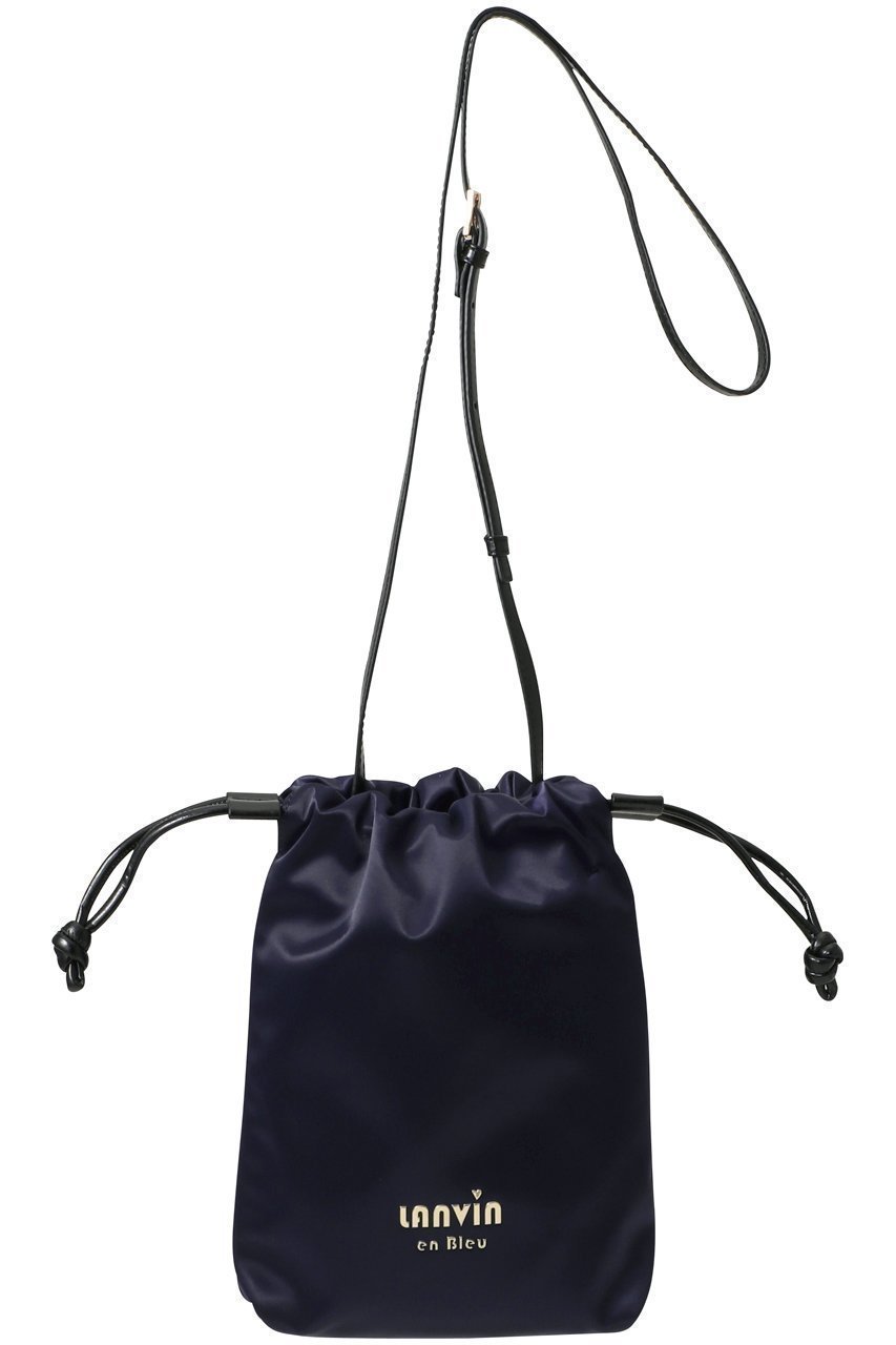 【LANVIN en Bleu/ランバン オン ブルー】使い勝手のよさと華やぎをお届け サテンナイロンドロストショルダーバッグ 人気、トレンドファッション・服の通販 founy(ファニー) 【ランバン オン ブルー/LANVIN en Bleu】 トレンドファッション・スタイル  Fashion Trends トレンド・ファッションスタイル Fashion Trends & Styles ファッション Fashion レディースファッション Ladies' Fashion Online バッグ Bag サテン Satin パーティ Party ポーチ Pouch エレガント 上品 Elegant NEW・新作・新着・新入荷 New Arrivals 財布 Wallet |ID:prp329100004592255