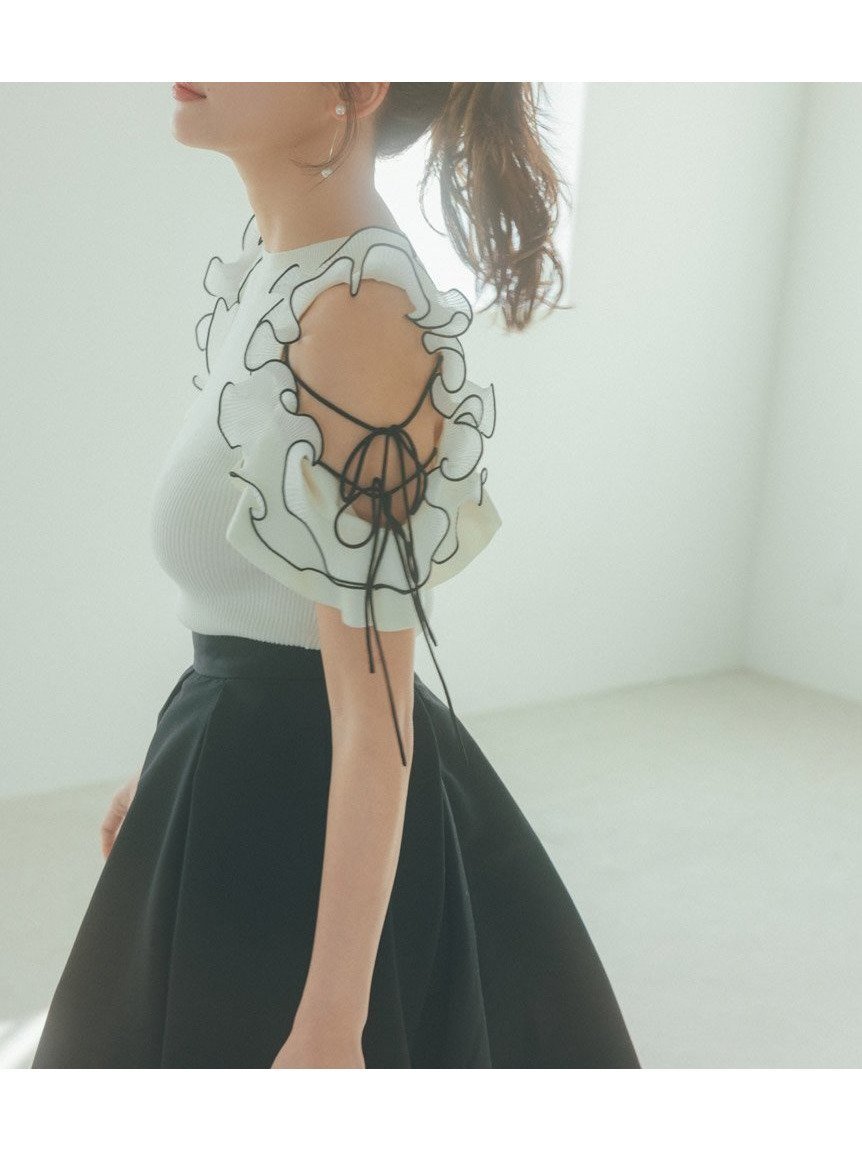 【SNIDEL/スナイデル】プリーツフリルが華やかさを演出 アメスリ仕様の夏ニットプルオーバー 人気、トレンドファッション・服の通販 founy(ファニー) 【スナイデル/SNIDEL】 トレンドファッション・スタイル  Fashion Trends ファッション、ブランド PICK UP! Spotlight on Fashion Brands ファッション Fashion レディースファッション Ladies' Fashion Online トップス・カットソー Tops/Tshirt ニット Knit Tops プルオーバー Pullover ウェーブ Wave 春 Spring ストレート Straight ドッキング Docking 定番 Standard 人気 Popularity フィット Fit フリル Frills プリーツ Pleats S/S・春夏 Ss・Spring/Summer おすすめ Recommend 夏 Summer エレガント 上品 Elegant |ID:prp329100004534812
