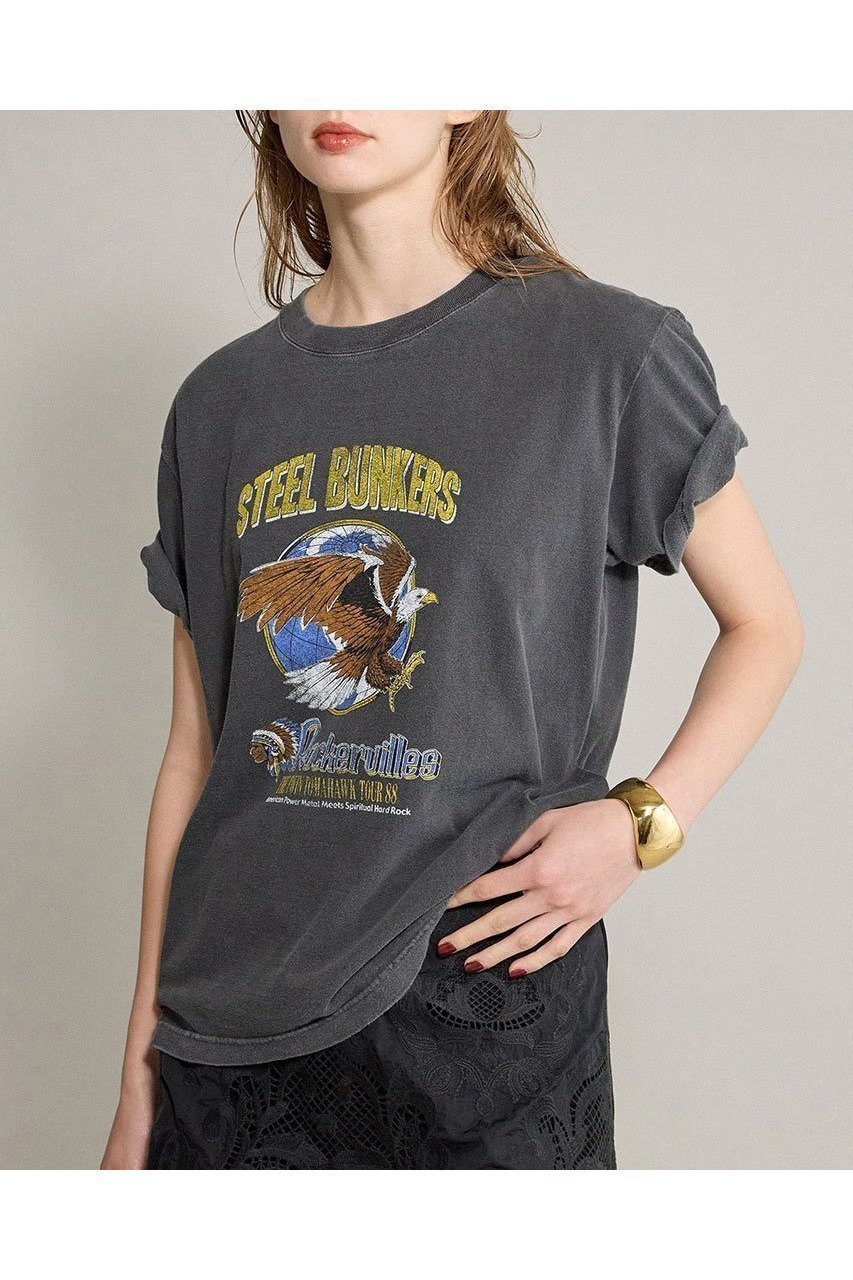 【BRILL/ブリル】イーグルプリントが主役になるツアーTシャツ【GOOD ROCK SPEED】 人気、トレンドファッション・服の通販 founy(ファニー) 【ブリル/BRILL】 トレンドファッション・スタイル  Fashion Trends ファッション、ブランド PICK UP! Spotlight on Fashion Brands ファッション Fashion レディースファッション Ladies' Fashion Online トップス・カットソー Tops/Tshirt シャツ/ブラウス Shirts/Blouses ロング / Tシャツ T-Shirts カットソー Cut and Sewn キャラクター Character グラフィック Graphic ショート Short ジャケット Jacket スリーブ Sleeve プリント Print ヴィンテージ Vintage NEW・新作・新着・新入荷 New Arrivals |ID:prp329100004594175
