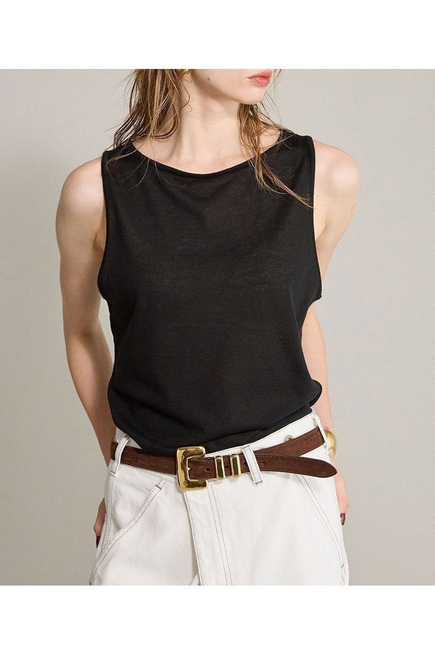 【BRILL/ブリル】微光沢としなやかさが魅力のシアーニットベスト 人気、トレンドファッション・服の通販 founy(ファニー) 【ブリル/BRILL】 トレンドファッション・スタイル  Fashion Trends ファッション、ブランド PICK UP! Spotlight on Fashion Brands ファッション Fashion レディースファッション Ladies' Fashion Online トップス・カットソー Tops/Tshirt ニット Knit Tops キャミソール / ノースリーブ No Sleeves プルオーバー Pullover カーディガン Cardigan コンパクト Compact シアー Sheer ツイスト Twist ドレープ Drape ノースリーブ No Sleeve ベスト Vest エレガント 上品 Elegant 定番 Standard NEW・新作・新着・新入荷 New Arrivals |ID:prp329100004594170